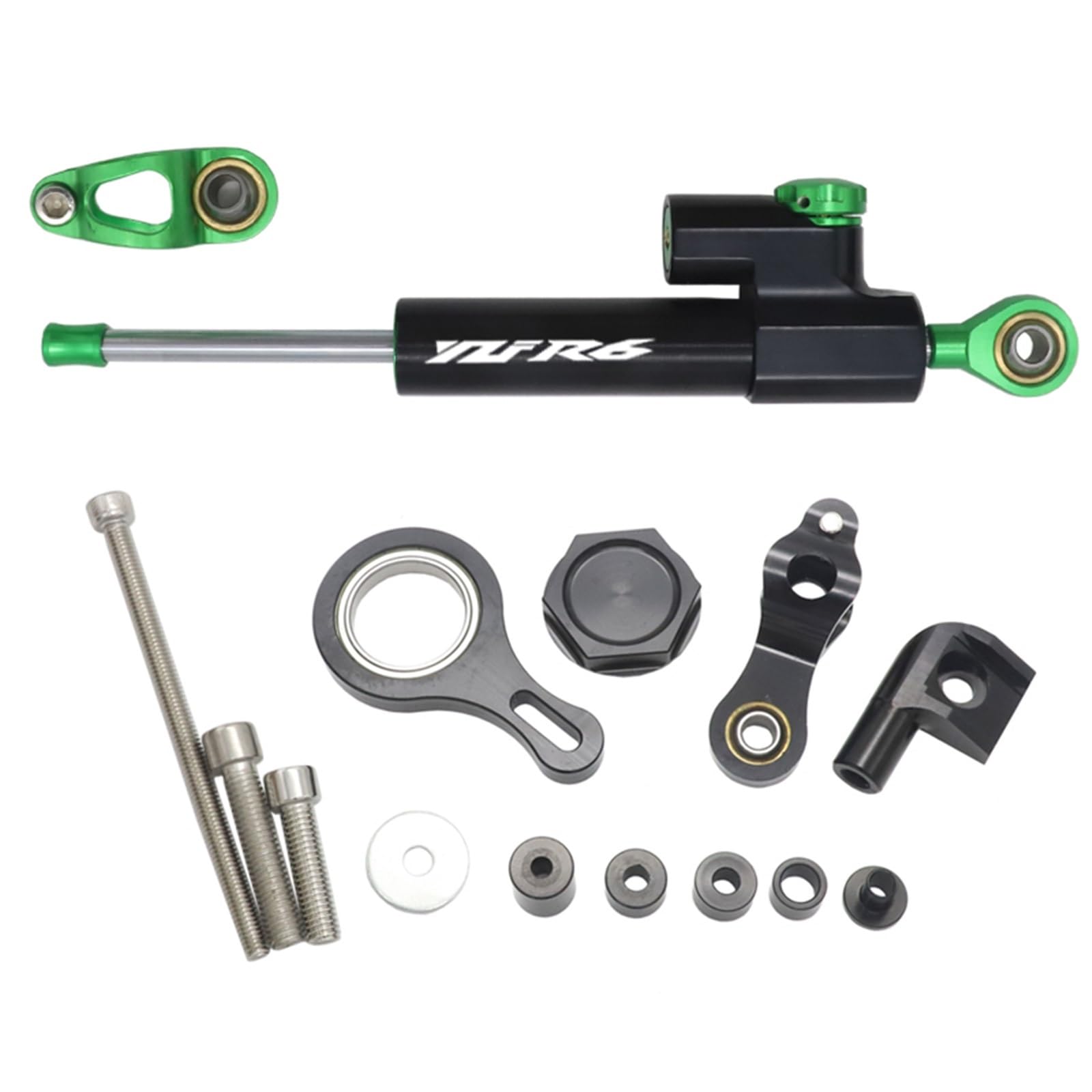 Dämpfer Lenkungsstabilisator Motorrad Lenkung Stabilisator Dämpfer Montage Für YZF R1 2002-2017 R6 2006-2020 Halterung Kit Lenkungsdämpfer Motorräder Assy(B) von ATGQBCF