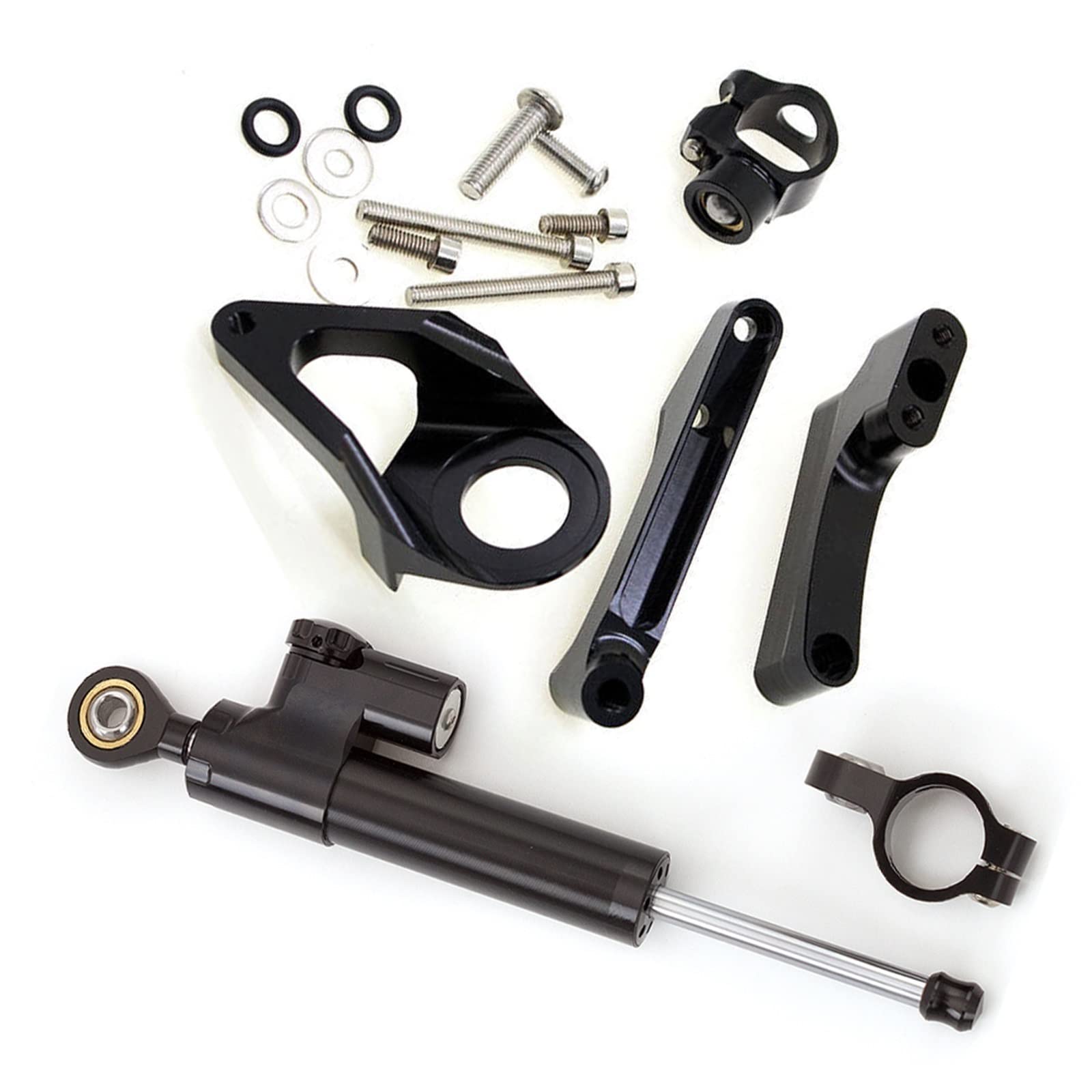 Dämpfer Lenkungsstabilisator Motorrad Lenkung Stabilisator Dämpfer Montage Halterung Kit Für Suzuki Für GSX1300R Für HAYABUSA 1300 1998 1999 2000 2001 2002 2003-2019 Lenkungsdämpfer Motorräder Assy(Ty von ATGQBCF