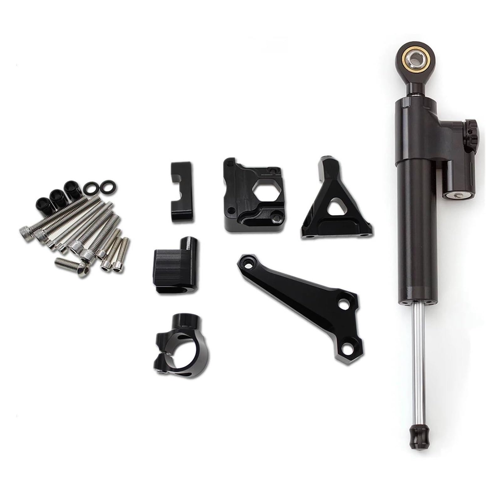 Dämpfer Lenkungsstabilisator Motorrad Lenkung Stabilisator Dämpfer Montage Halterung Kit Für Z300 Z250 2015 2016 Lenkungsdämpfer Motorräder Assy(Damper n Bracket E) von ATGQBCF