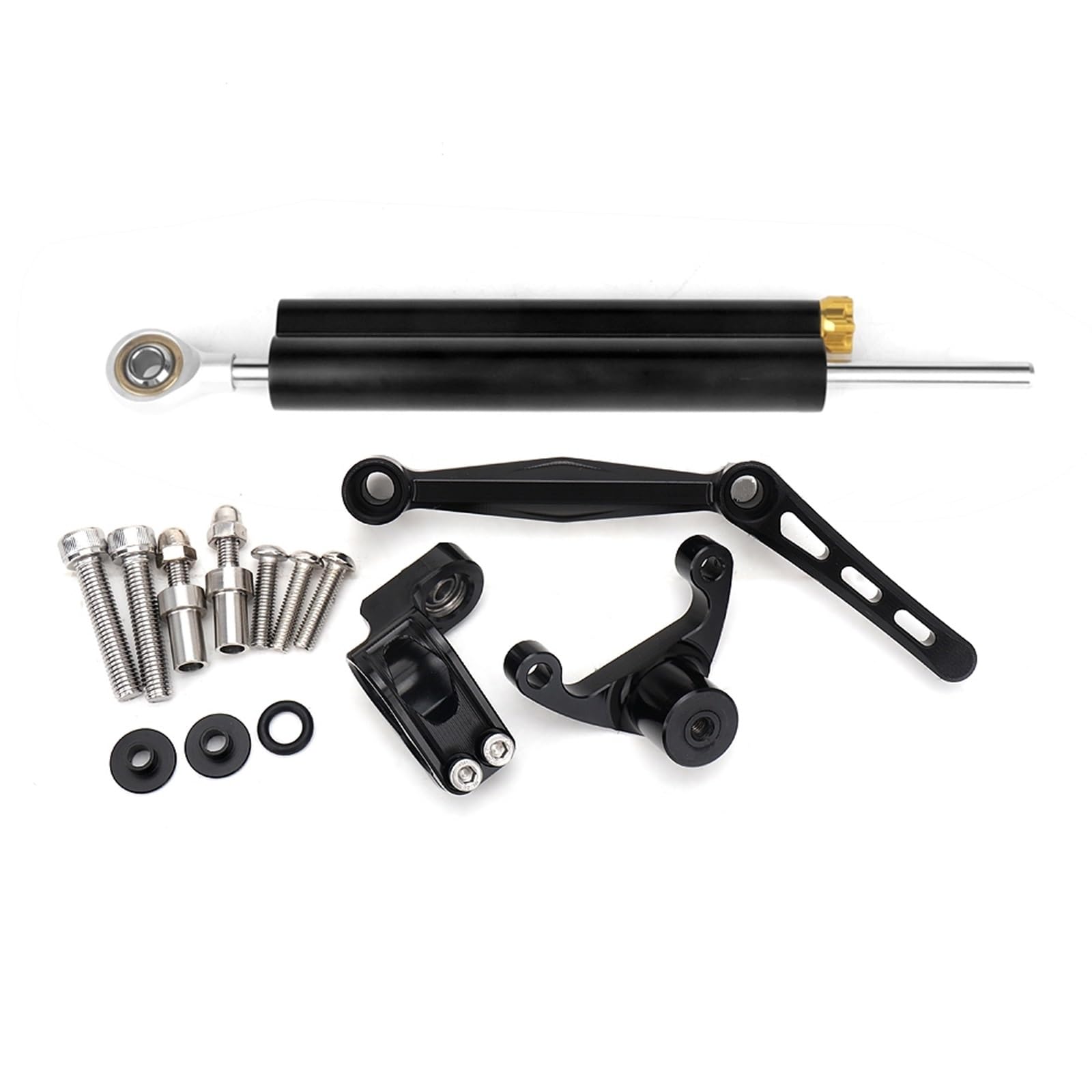 Dämpfer Lenkungsstabilisator Motorrad Lenkung Stabilisator Dämpfer Und Halterung Kit Halterung Unterstützung Für Ducati Für Monster 950 Für Monster937 2021 2022 2023 Lenkungsdämpfer Motorräder Assy(Ty von ATGQBCF