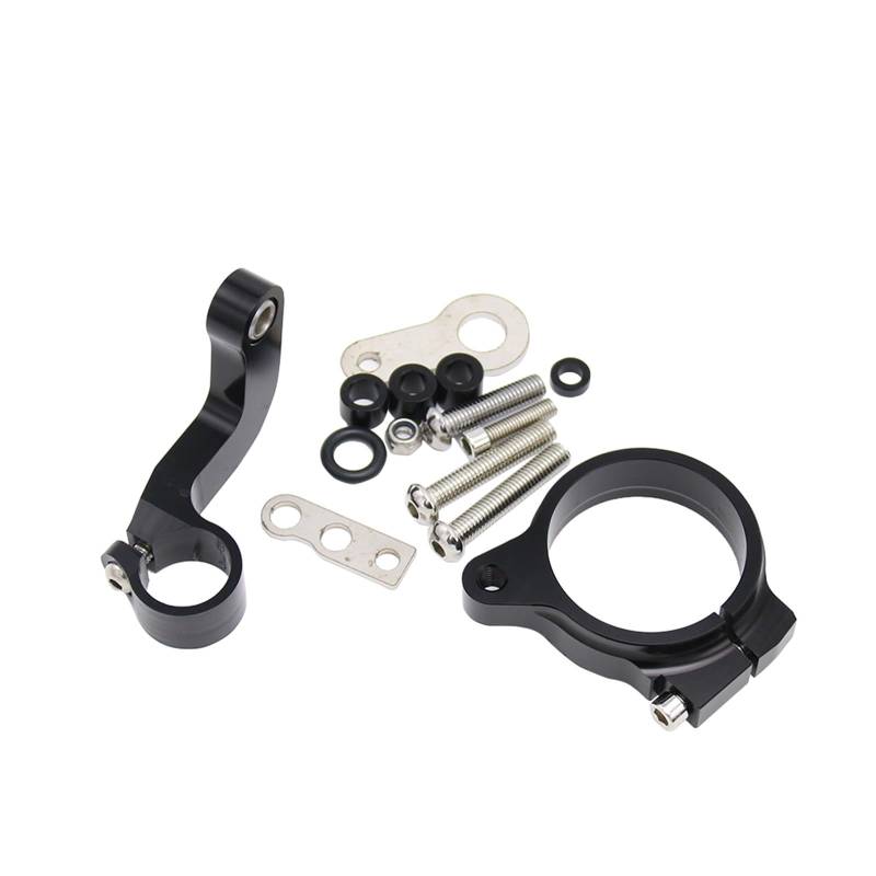 Dämpfer Lenkungsstabilisator Motorrad Lenkungsdämpfer Stabilisator Fit SCHWARZ Aluminiumlegierung Für BM&W Für R1200GS 1200 GS LC 2013–2017 Lenkungsdämpfer Motorräder Assy(A) von ATGQBCF