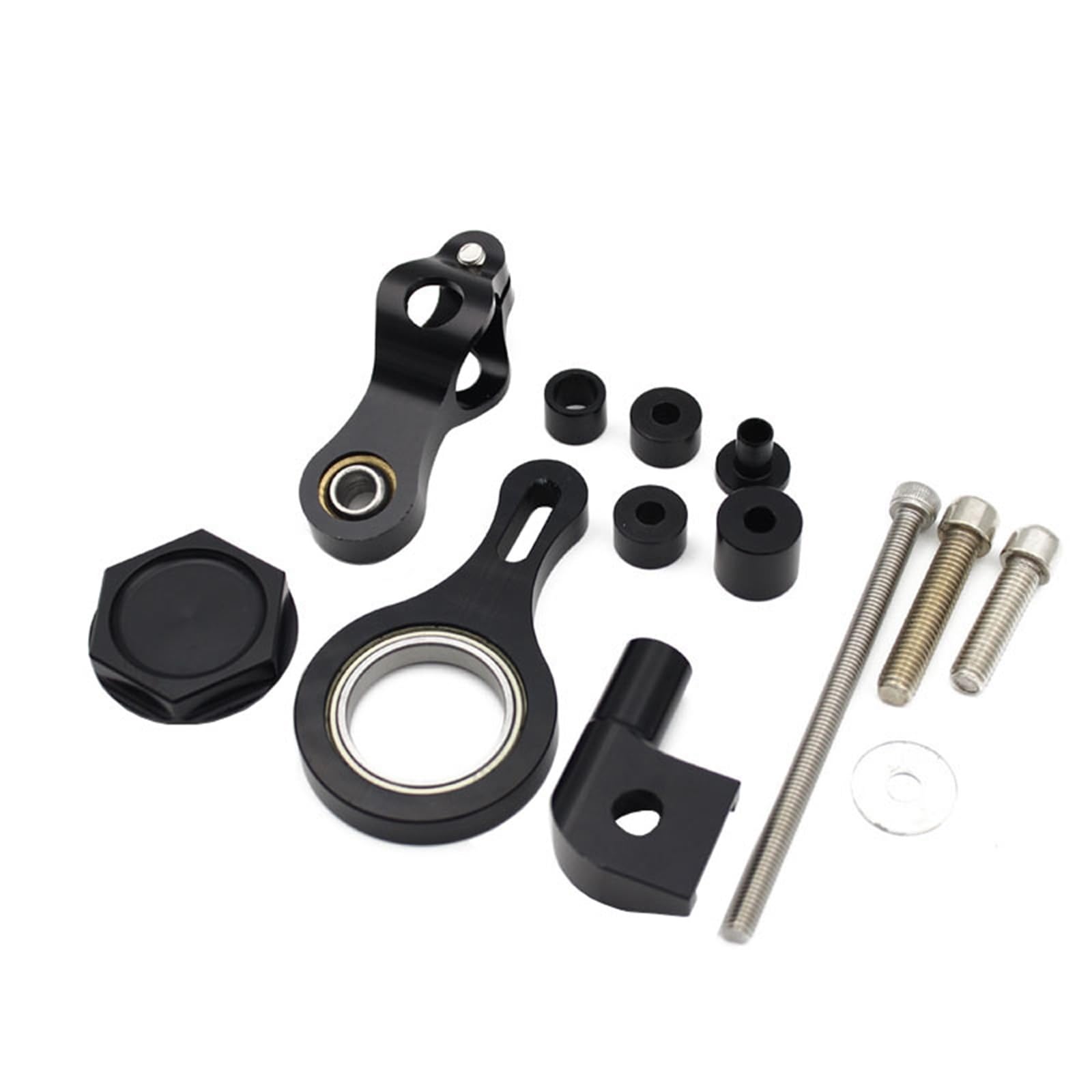 Dämpfer Lenkungsstabilisator Motorrad Lenkungsstabilisator Für YZF R1 2002–2017 R6 2006–2017 Dämpfer-Montagehalterungs-Set Lenkungsdämpfer Motorräder Assy(J) von ATGQBCF