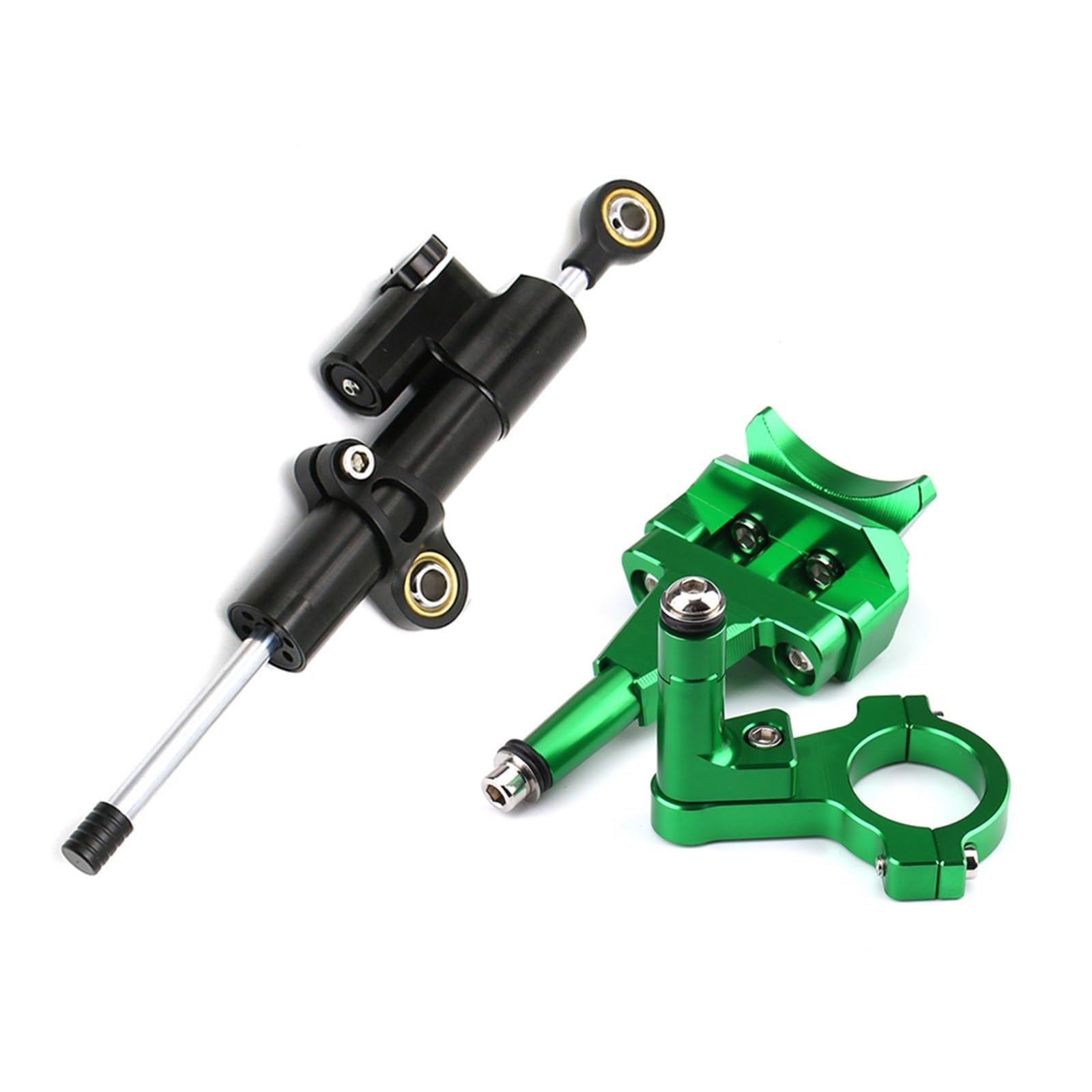 Dämpfer Lenkungsstabilisator Motorrad Lenkungsstabilisator Stoßdämpfer Halterung Kit Für Kawasaki Für Ninja 400 Für NINJA400 2018-2024 Lenkungsdämpfer Motorräder Assy(Type-D) von ATGQBCF