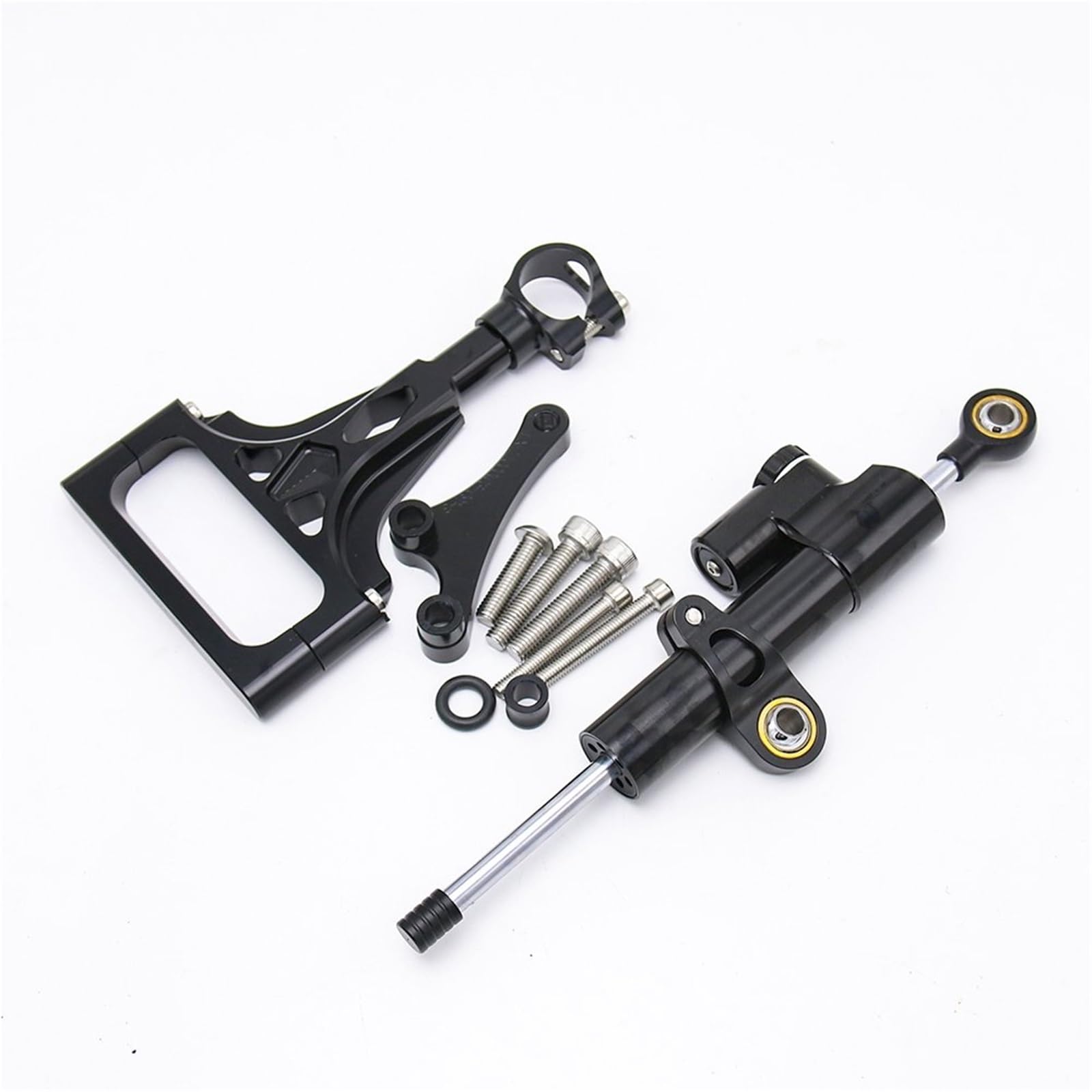 Dämpfer Lenkungsstabilisator Motorrad Lenkungsstabilisator Stoßdämpfer Halterung Kit Für Kawasaki Für Z750 Für Z1000 Für Z750R 2003-2007 2008 2009 Lenkungsdämpfer Motorräder Assy(Type-A) von ATGQBCF