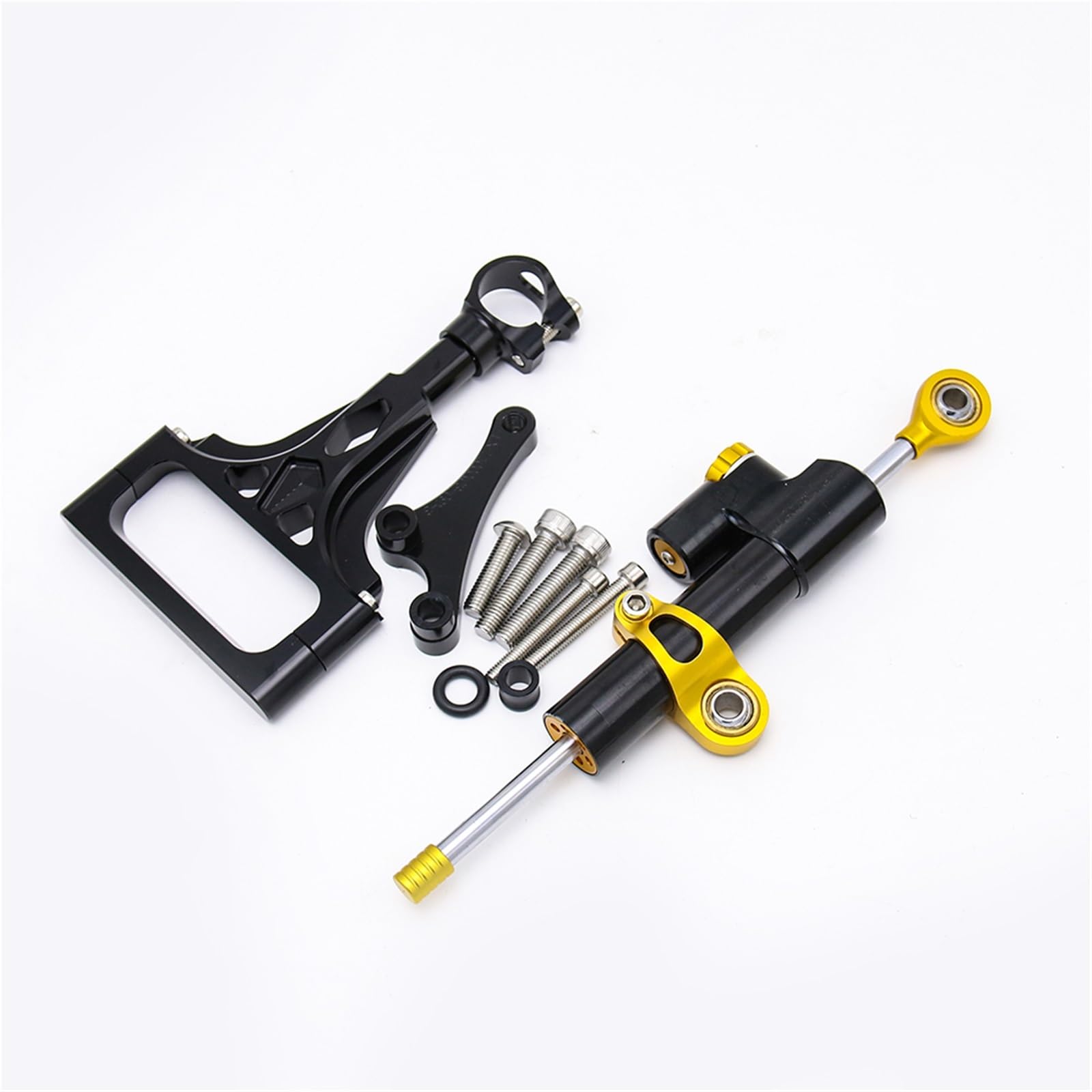 Dämpfer Lenkungsstabilisator Motorrad Lenkungsstabilisator Stoßdämpfer Halterung Kit Für Kawasaki Für Z750 Für Z1000 Für Z750R 2003-2007 2008 2009 Lenkungsdämpfer Motorräder Assy(Type-D) von ATGQBCF