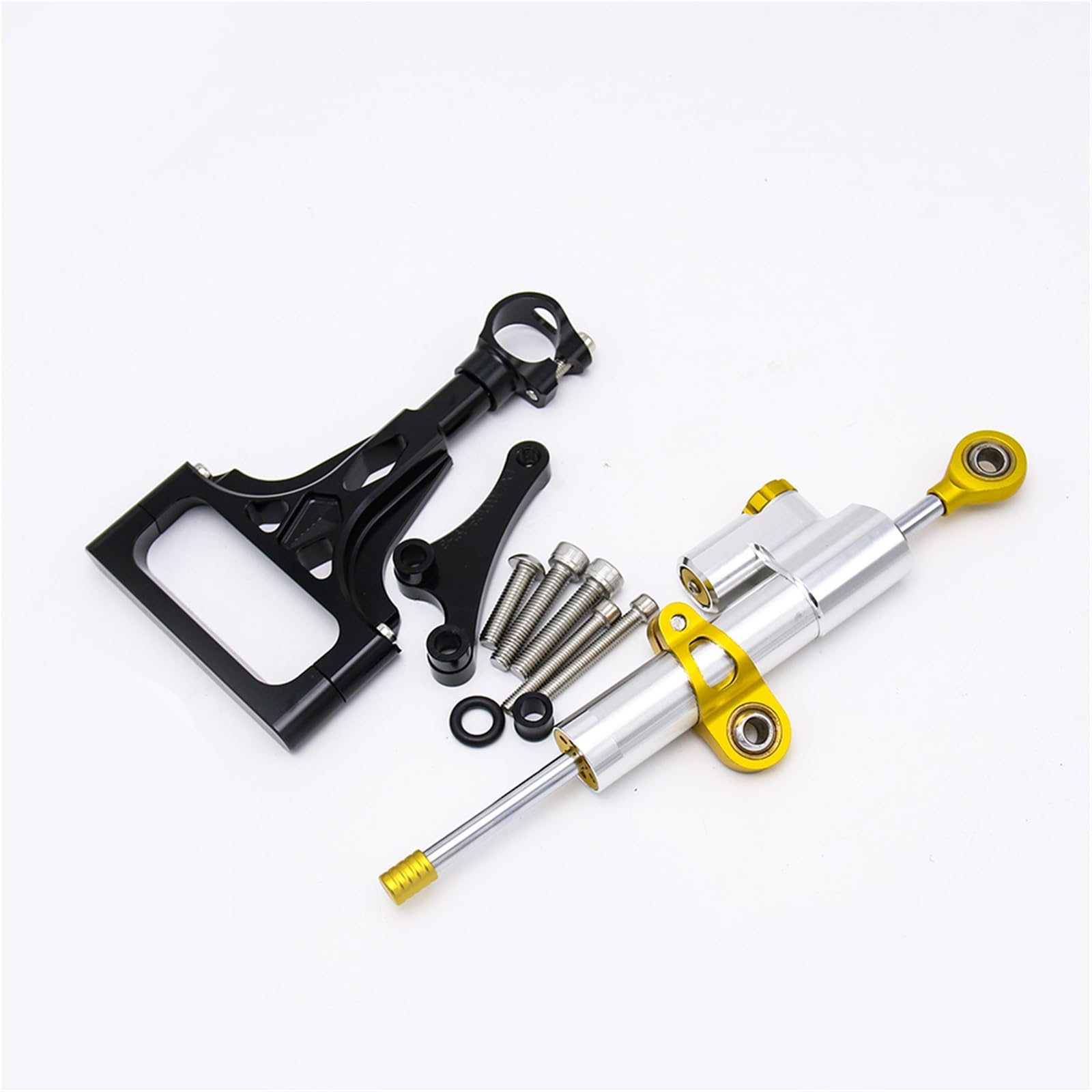 Dämpfer Lenkungsstabilisator Motorrad Lenkungsstabilisator Stoßdämpfer Halterung Kit Für Kawasaki Für Z750 Für Z1000 Für Z750R 2003-2007 2008 2009 Lenkungsdämpfer Motorräder Assy(Type-E) von ATGQBCF