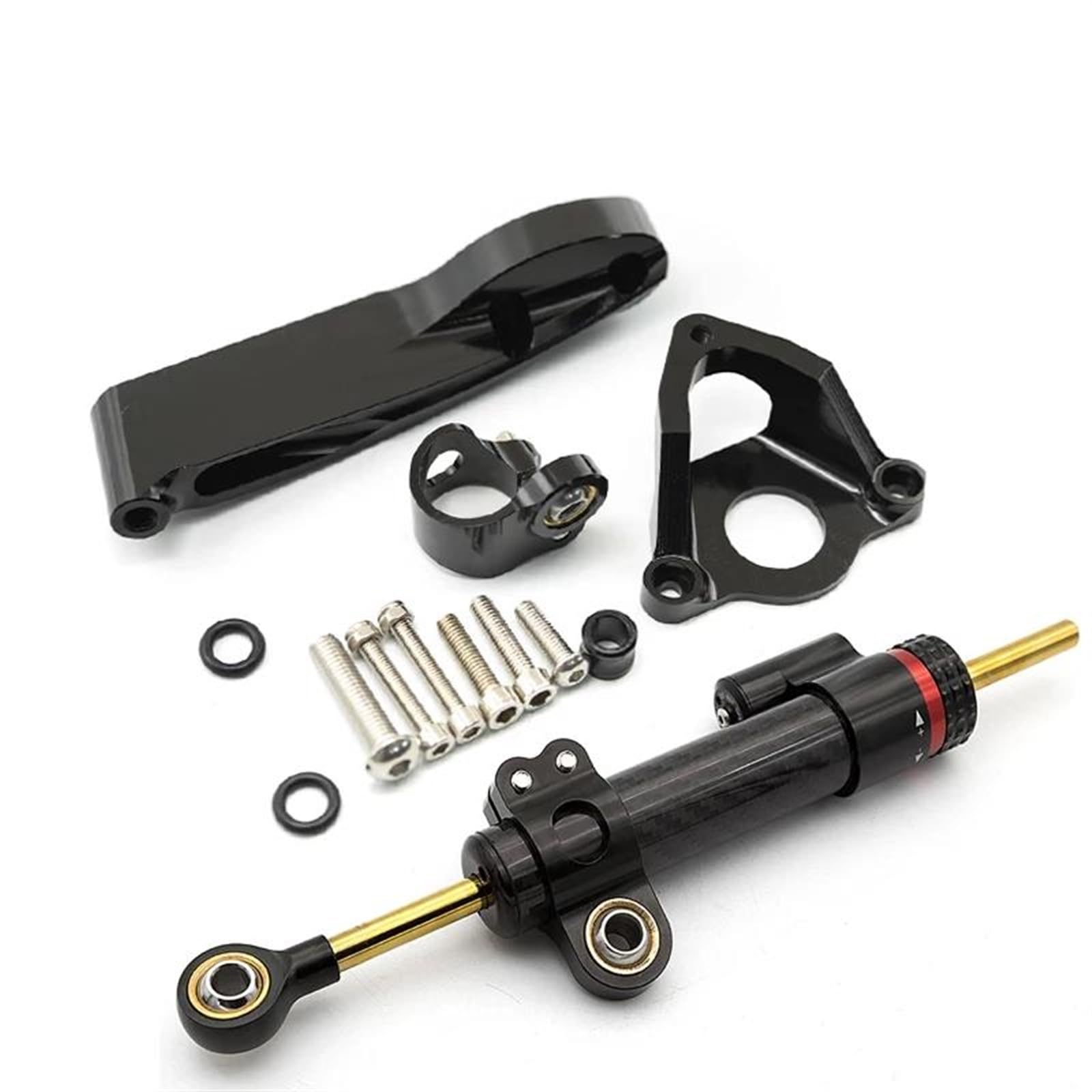 Dämpfer Lenkungsstabilisator Motorrad Stabilisator Lenkungsdämpfer Montagehalterung Unterstützung Kit Für CBR600RR CBR600 RR CBR 600 RR 2007 2008 2009-2016 Lenkungsdämpfer Motorräder Assy(A) von ATGQBCF