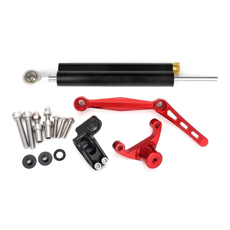 Dämpfer Lenkungsstabilisator Motorrad Zubehör Lenkung Stabilisator Dämpfer Und Halterung Kit Halterung Unterstützung Für Ducati Für Monster 950 Für Monster937 2021-2022 2023 Lenkungsdämpfer Motorräder von ATGQBCF