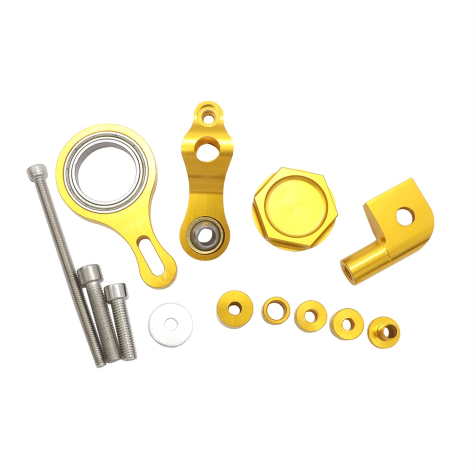 Dämpfer Lenkungsstabilisator Motorradlenker Stabilisator Dämpfer Montage Halterungs Bracket Kit Für YZF R1 2002-2017 R6 2006 2007 2008 2009 2010-2016 Lenkungsdämpfer Motorräder Assy(13) von ATGQBCF