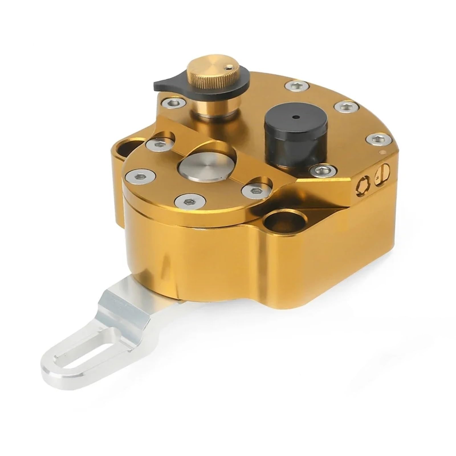 Dämpfer Lenkungsstabilisator Motorradzubehör Universal Lenkungsdämpfer Stabilisator Umgekehrte Sicherheitskontrolle Einstellbar Lenkungsdämpfer Motorräder Assy(Gold,Type-B) von ATGQBCF