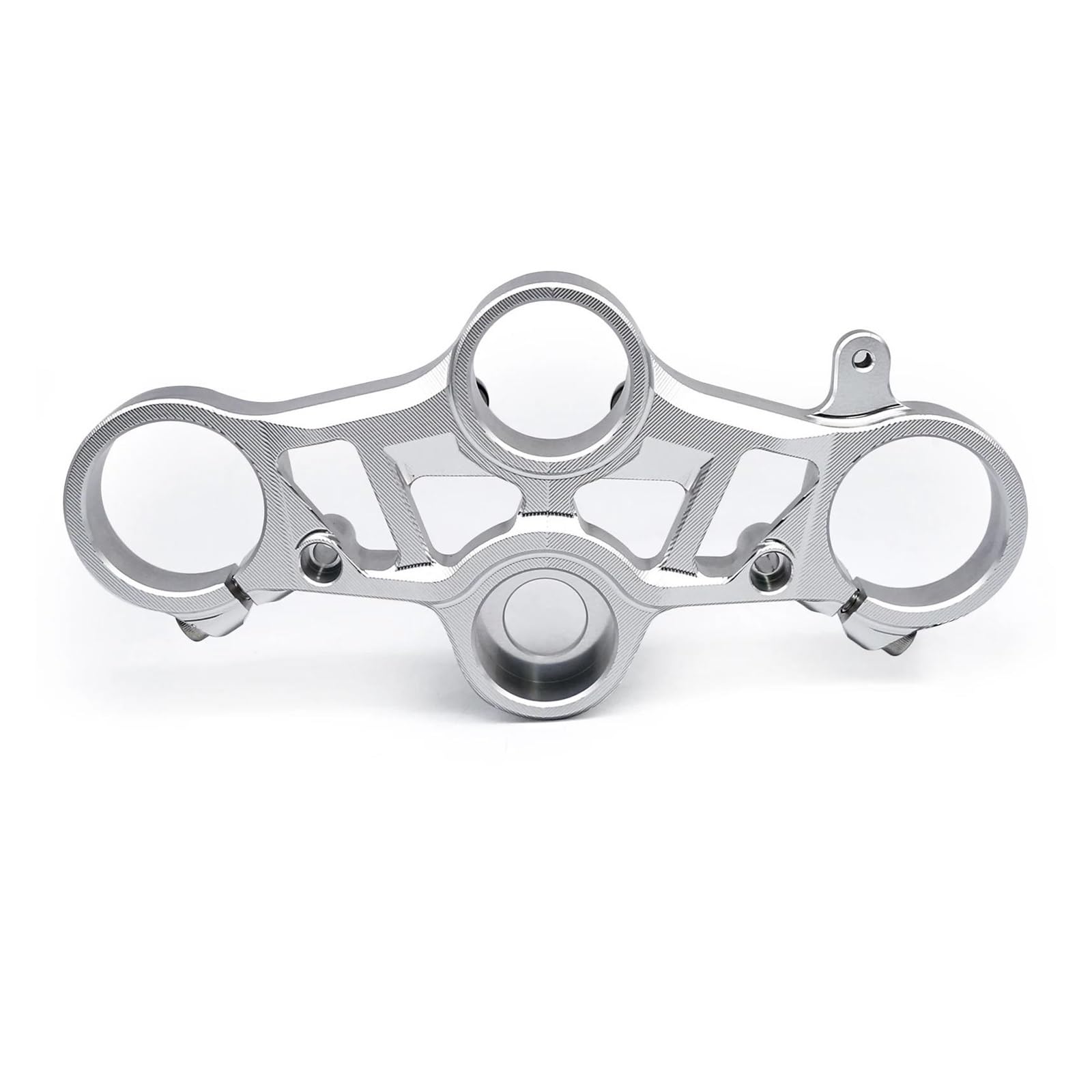 Dämpfer Lenkungsstabilisator Motorradzubehör Vordere Gabelbrücke Obere Brücke Top Clamp Gabel Für YZF R7 Für YZFR7 2021 2022 2023 Lenkungsdämpfer Motorräder Assy(Silver) von ATGQBCF