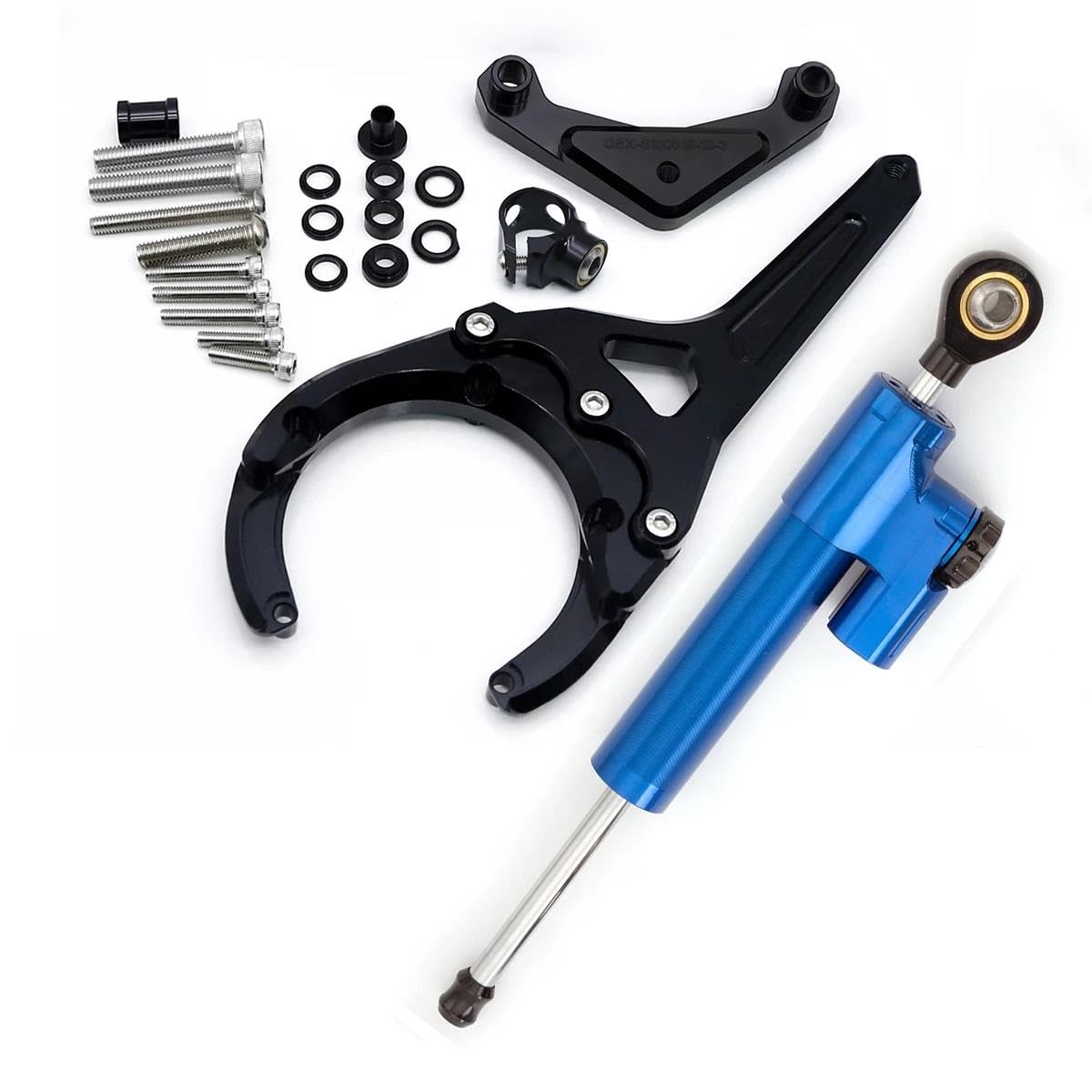 Dämpfer Lenkungsstabilisator Motorräder Lenkung Stabilisator Dämpfer Halterung Mount Kit Für GSX-S1000 GSXS 1000F/G Für Suzuki Für GSXS1000 2016-2022 Lenkungsdämpfer Motorräder Assy(Lavender) von ATGQBCF