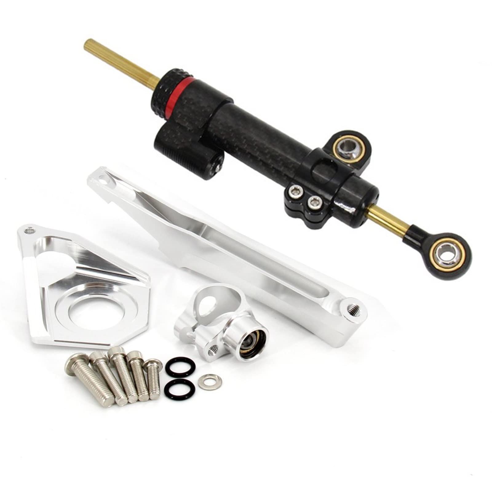 Dämpfer Lenkungsstabilisator Motorräder Lenkung Stabilisieren Für YZF600 Für YZF R6 2003 2004 2005 Dämpfer Halterung Mount Kit Lenkungsdämpfer Motorräder Assy(O) von ATGQBCF