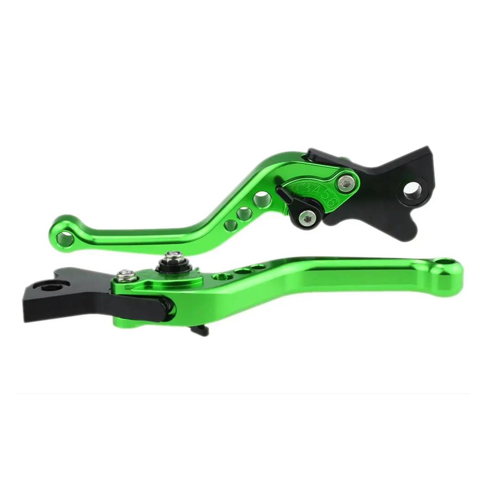 Einstellbarer Motorradbremskupplungshebel Motorradbremshebelgriff Zubehör Griffgriffe Für F800ST 2006-2015 Bremshebel Kupplung Kupplungshebel(Short Green) von ATGQBCF