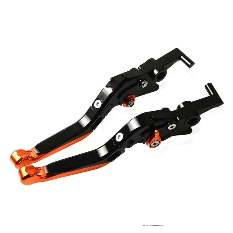 Motorrad CNC Aluminium Verstellbare Falten Erweiterbar Bremse Kupplung Hebel Für CBR125R/CBR150R Bremshebel Kupplung Kupplungshebel(Orange,for CBR125R 2005) von ATGQBCF