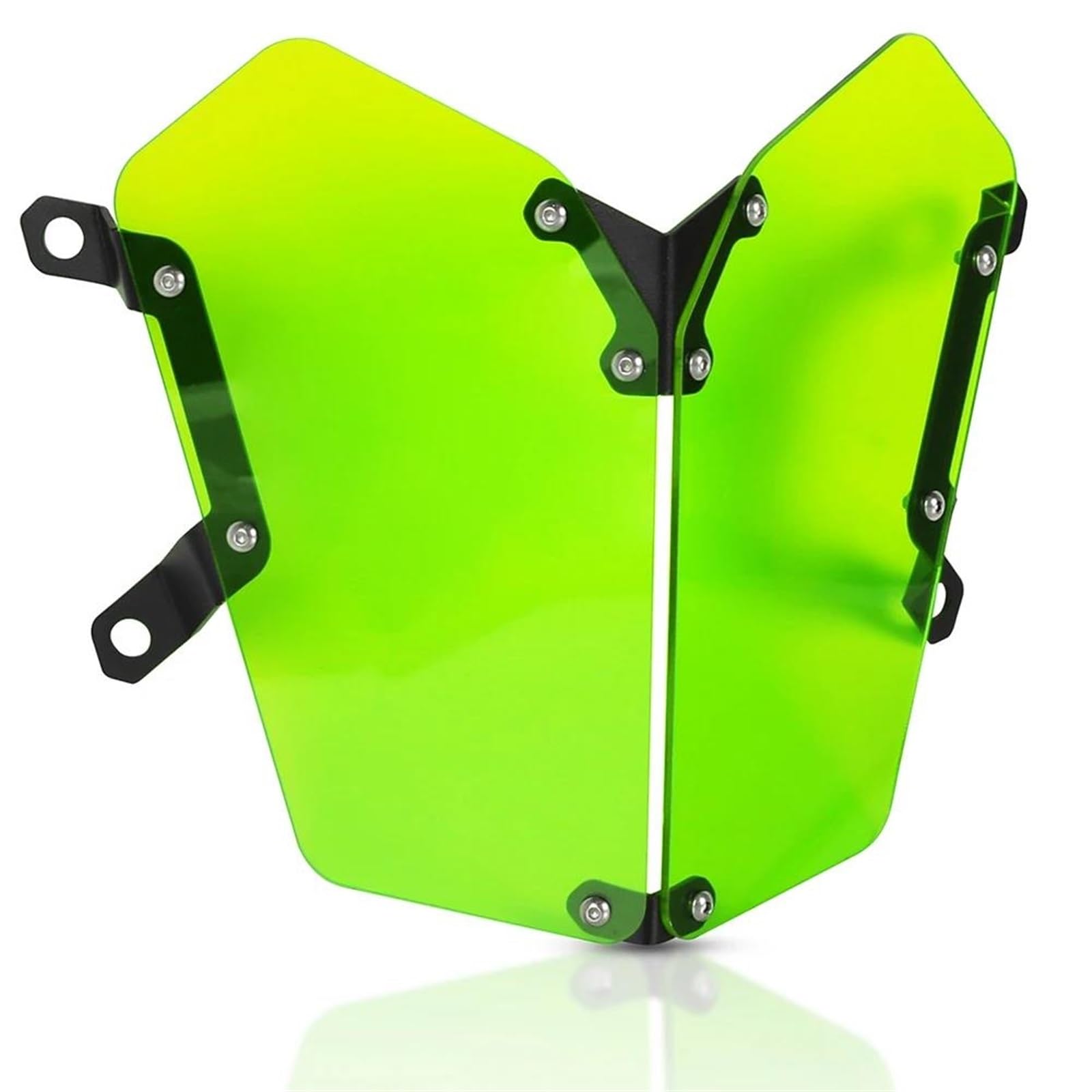 Motorrad-Scheinwerfergrill Motorrad Scheinwerfer Kopf Licht Kühlergrill Schutz Schutz Abdeckung Für Tenere 700 Für XT700Z RALLY Welt Raid 2019-2024 Scheinwerfer Scheinwerfergrill Guard Protector(Green von ATGQBCF