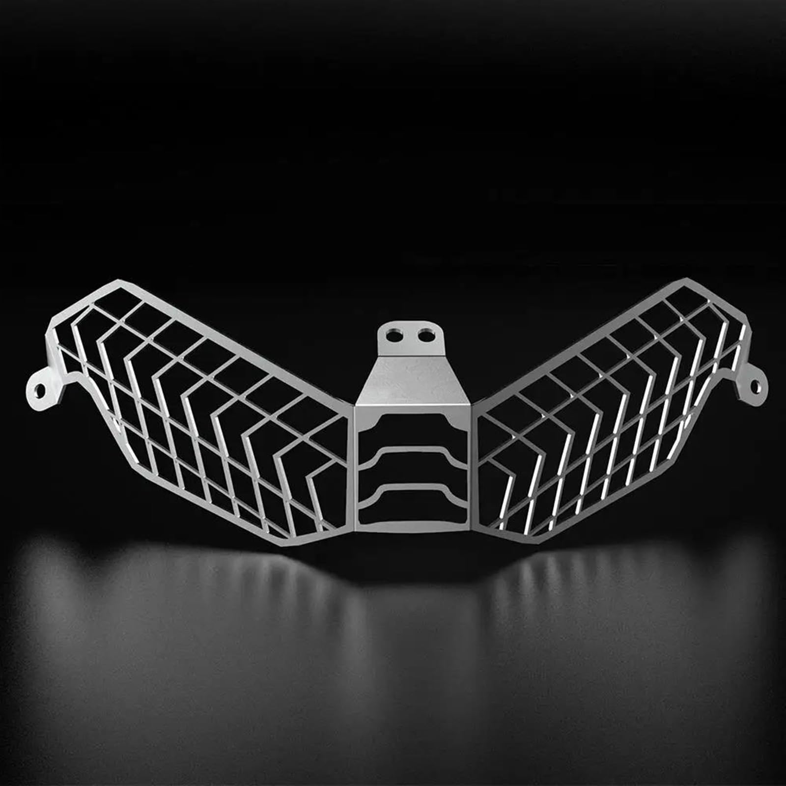 Motorrad-Scheinwerfergrill Motorrad Scheinwerfer Scheinwerfer Kühlergrill Schild Schutz Abdeckung Für TRK702X Für TRK702 2022-2023 2024 Scheinwerfer Scheinwerfergrill Guard Protector(Silver) von ATGQBCF