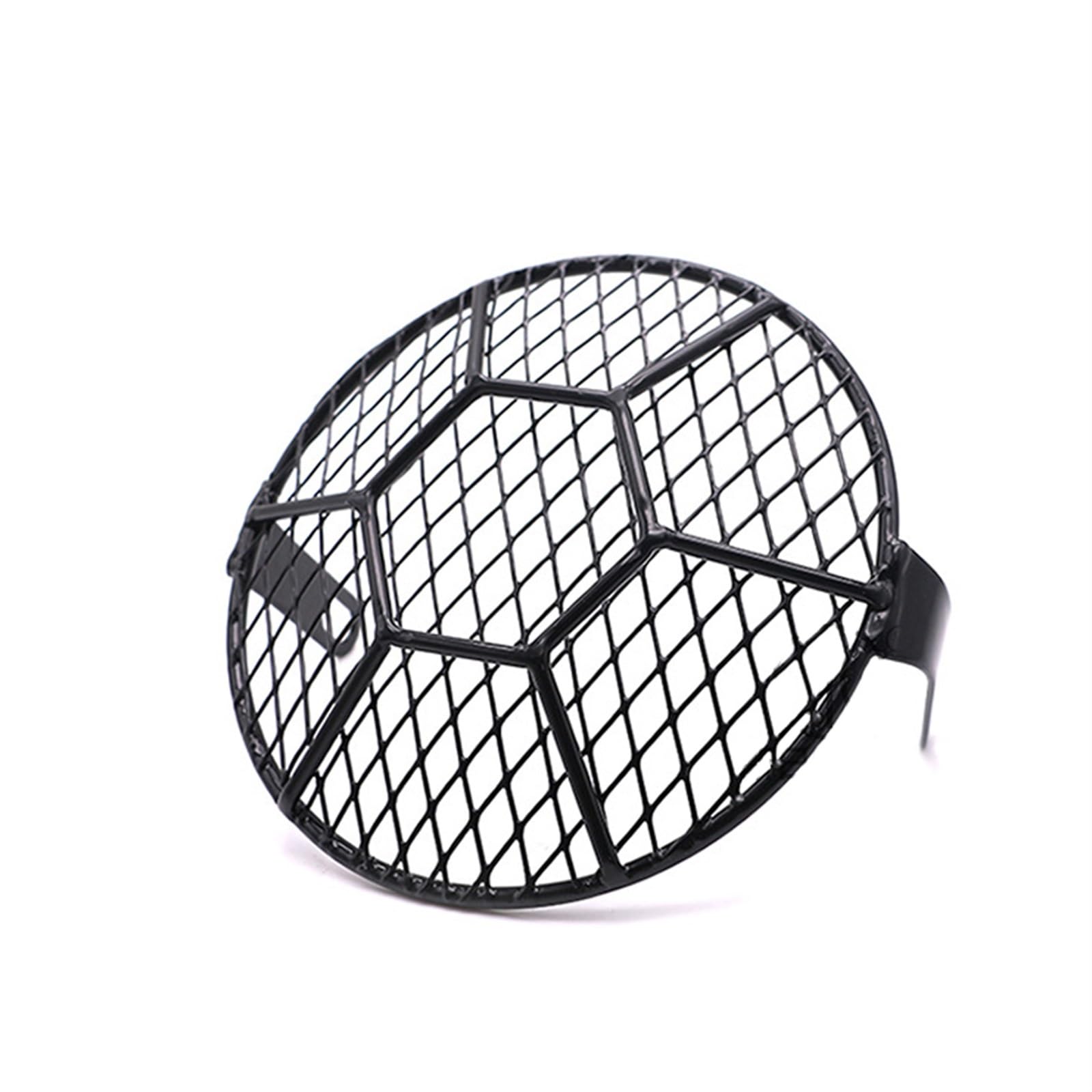 Motorrad-Scheinwerfergrill Universal Vintage Motorrad Scheinwerfer Schutz Retro Grill Licht Lampe Abdeckung Für Harley Für Ducati Für Chopper Für Cafe Racer Scheinwerfer Scheinwerfergrill Guard Protec von ATGQBCF