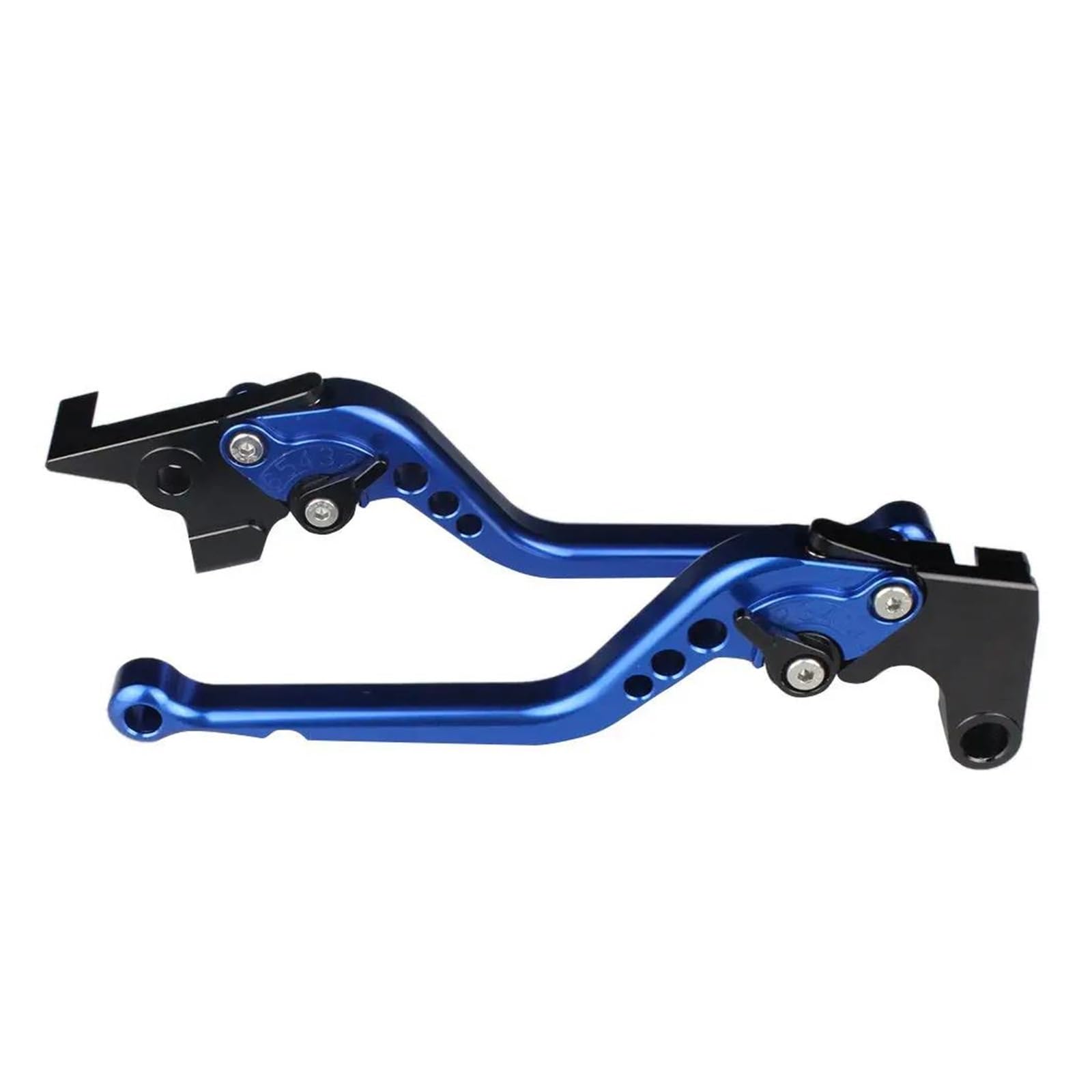 Motorradbremskupplungshebel, 3D CNC Verstellbarer Motorradbremshebelgriff Zubehör Für CBR954RR 2002-2003 Bremshebel Kupplung Kupplungshebel(Long Blue) von ATGQBCF