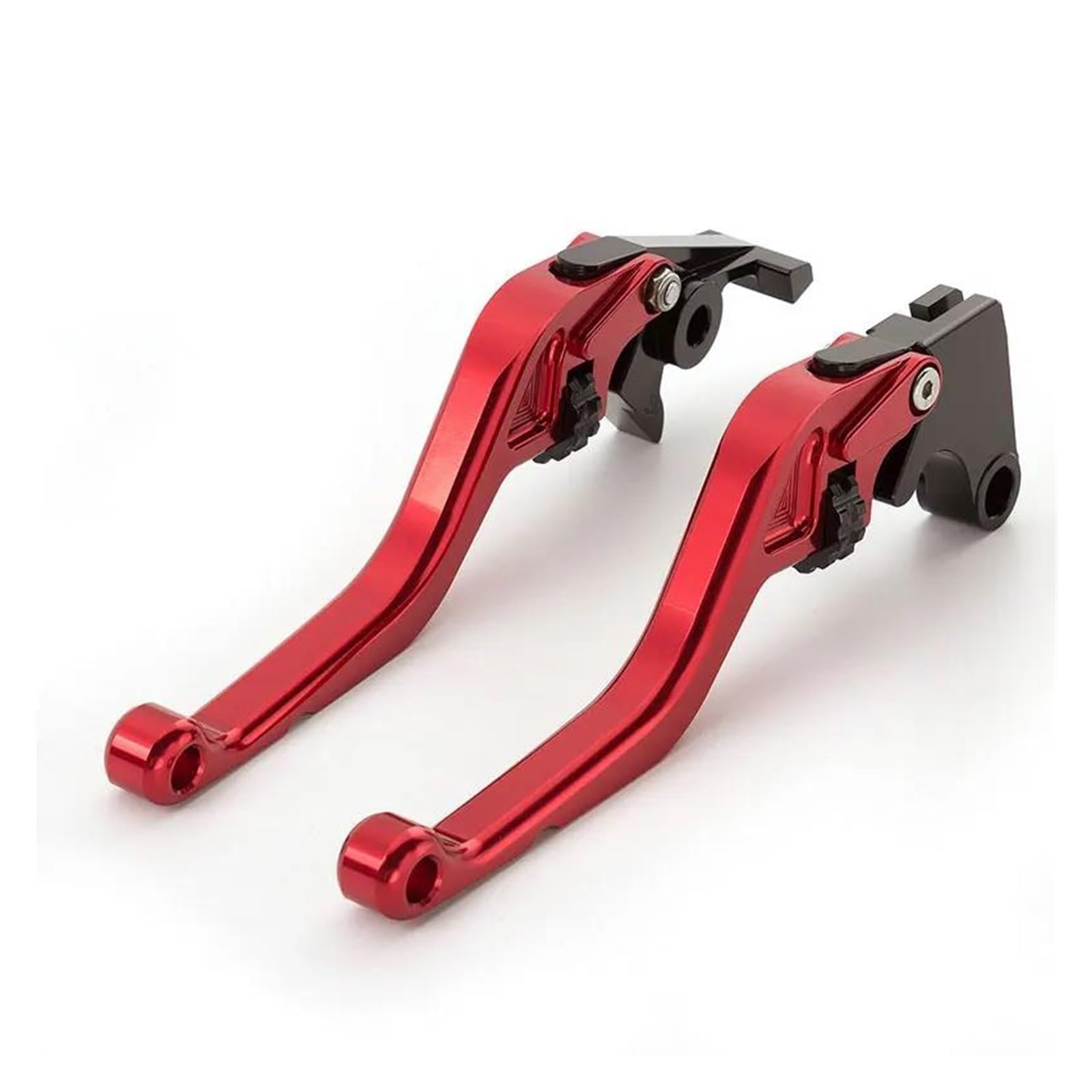 Roller Adjuster Einstellbare Motorrad Bremse Kupplung Hebel & Griffe Set Zubehör Für KYMCO Für Super Dink 300 300I 125 2009-2012 Bremshebel Kupplung Kupplungshebel(Red Lever) von ATGQBCF