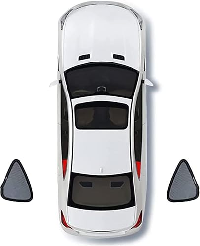 Auto-Seitenfenster-Sonnenschutz für BMW X4 G02 2020-2023, UV-Schutz Schutz der Privatsphäre Sonnenschutz Auto Dekorativ Zubehör,H/Triangular-Windows von ATNI