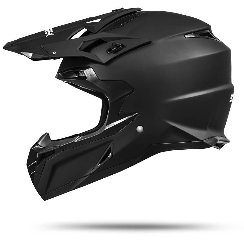 ATO Moto MX Mexico Schwarz matt Größe L 59-60cm Enduro Helm mit neuster Sicherheitsnorm ECE 2205 von ATO Moto