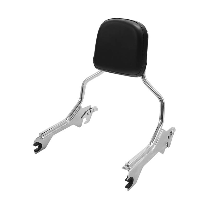 ATOULE Motorrad Sissy Bar Rückenlehne Gepäckträger Kompatibel Mit Harley Kompatibel Mit Softail Fat Boy Breakout FLFBS FXBRS 2018-2022 2019 2020 2021 Chrom/schwarz(Chrome) von ATOULE