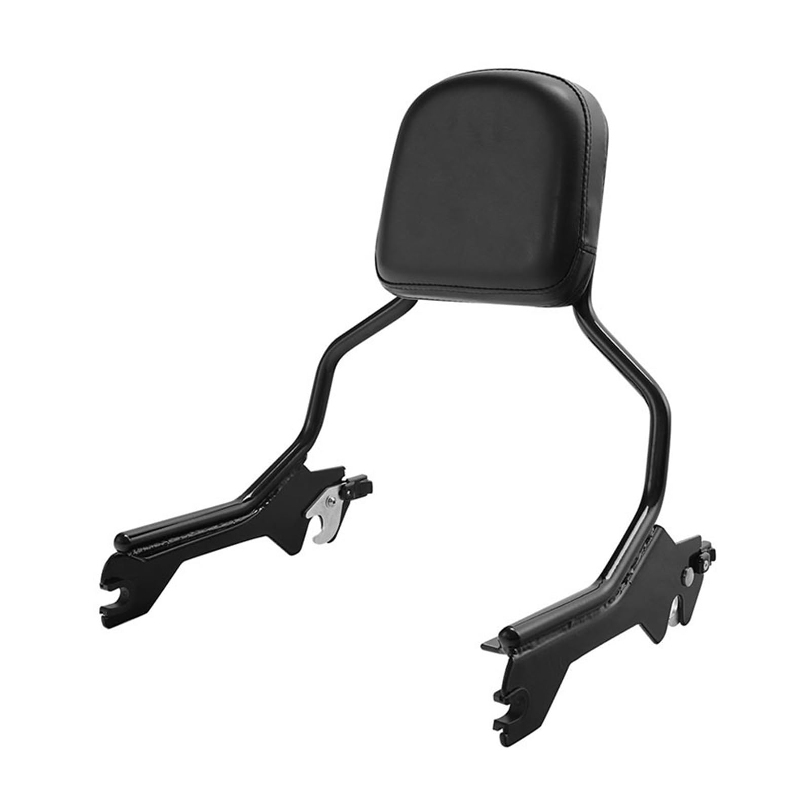 ATOULE Motorrad Sissy Bar Rückenlehne Gepäckträger Kompatibel Mit Harley Kompatibel Mit Softail Fat Boy Breakout FLFBS FXBRS 2018-2022 2019 2020 2021 Chrom/schwarz(Nero) von ATOULE