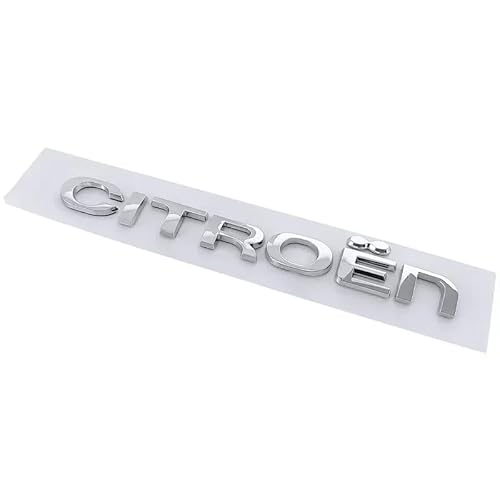 Auto Logo Emblem Badge für Citroen C4 Grand SpaceTourer 2018-2023, Frontklappe Kofferraum Heckklappen Logo Aufkleber Emblem Abzeichen-Zubehör Dekoratives ABS Auto Styling,1-C von ATPOTP