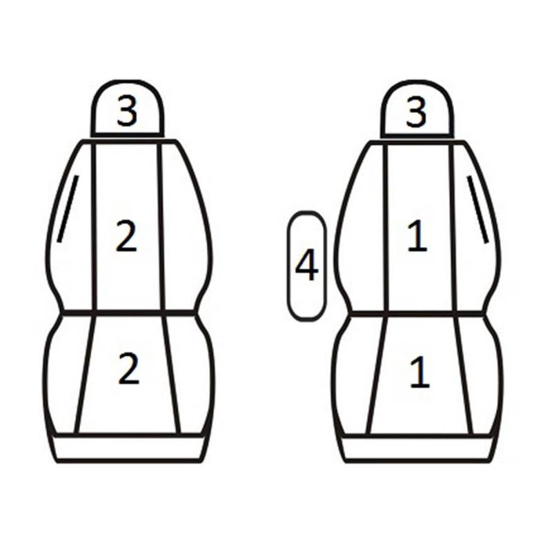 ATRA Sitzschonbezug OPEL,FIAT S-/40_T06 von ATRA