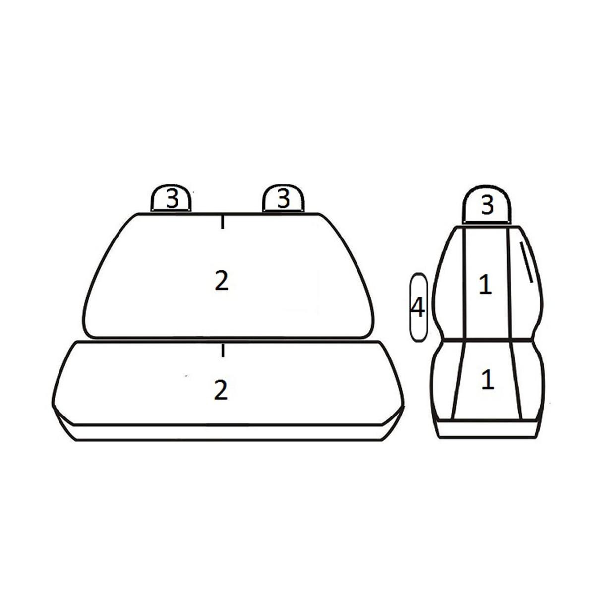 ATRA Sitzschonbezug VW,MERCEDES-BENZ S-/20_T06 von ATRA