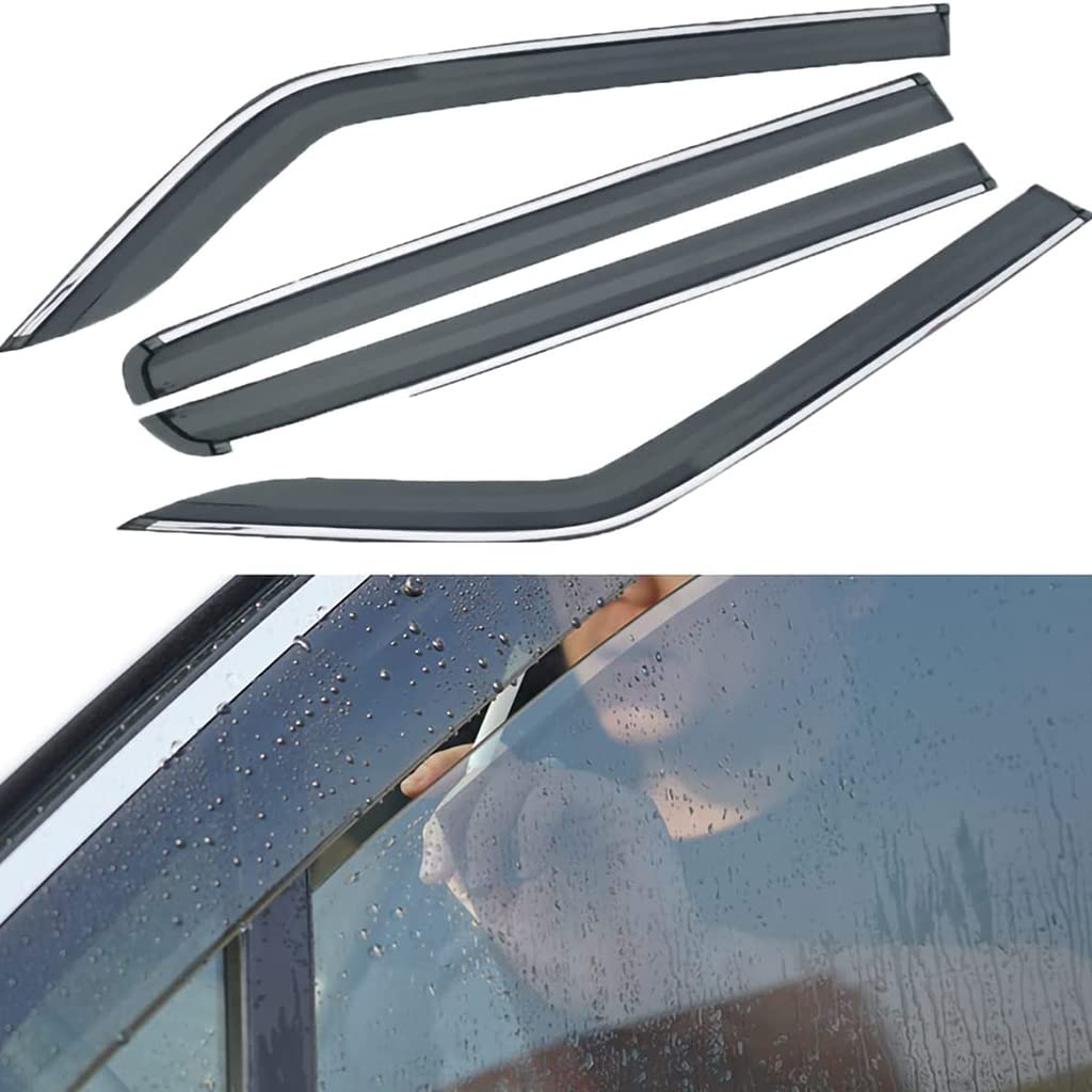 ATSBAY Windabweiser für Toyota Corolla Touring 2019-2023,Seitenfenster Deflectors Regenabweiser Regenschutz Set Acrylglas Sonnenschutz Vent Shade Fenster Visiere Auto Zubehör von ATSBAY