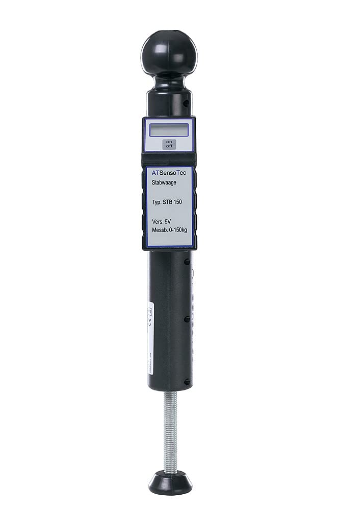 Digitale Stützlastwaage STB150 incl. Dosenlibelle (Schwarz) von ATSensoTec