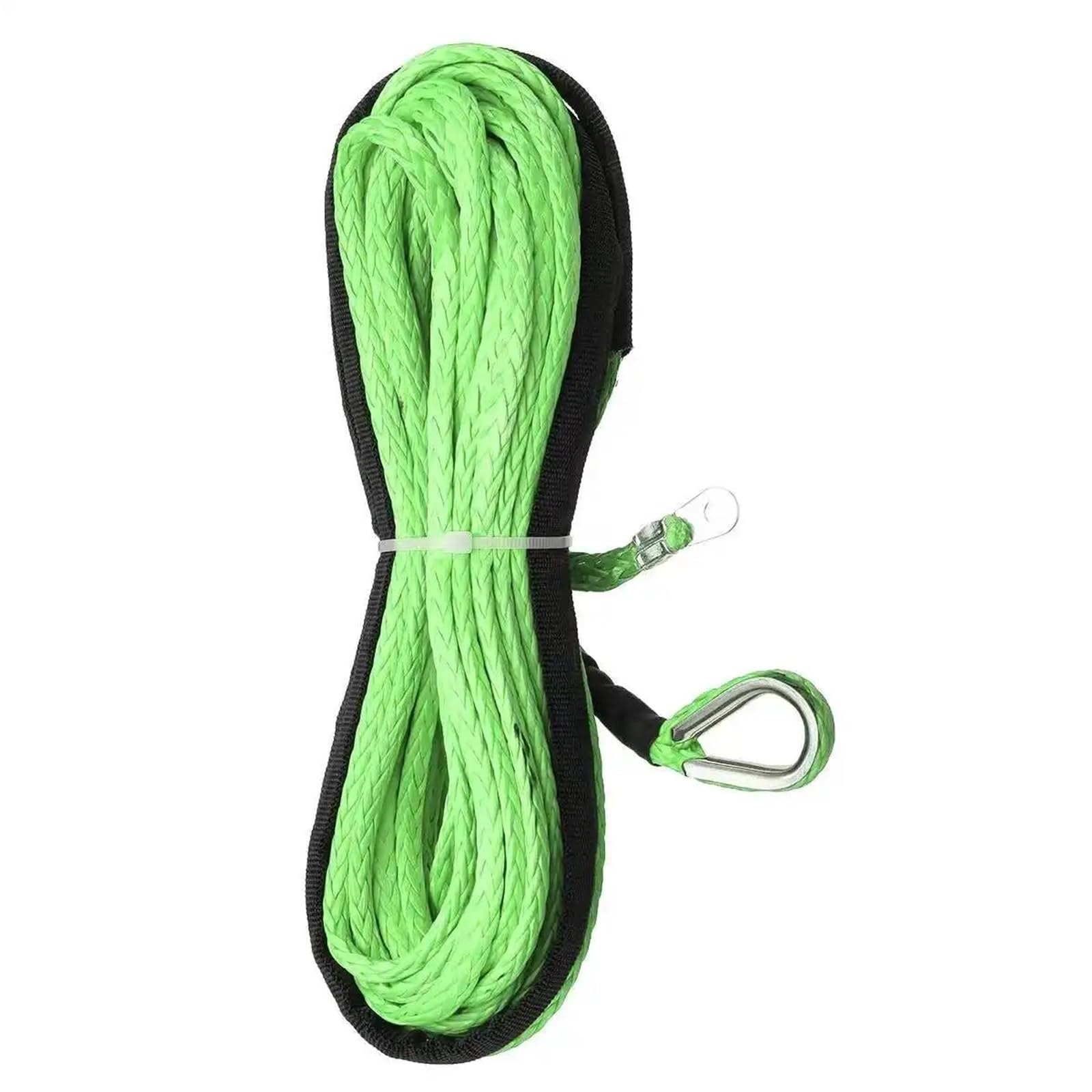 Abschleppseil Auto 1/4''x50' LKW Boot Notfall Ersatz Auto Outdoor Zubehör Synthetische Winde Seil Kabel ATV UTV 7700lbs Abschleppseil Abschleppseil(Green) von ATUMY