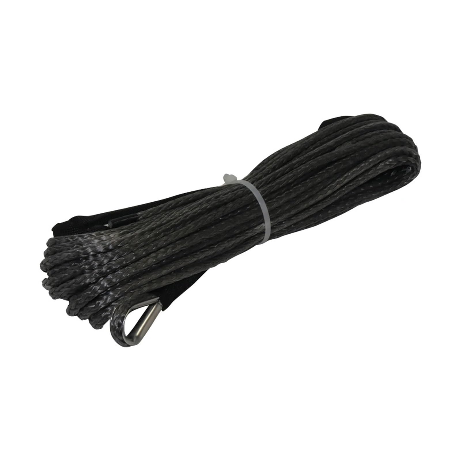 Abschleppseil Auto 15 m Abschleppseil, Winde, Zugseil, Auto-Rettungsseil, Durchmesser 6 mm, 7 mm, optionale Autoreparaturwerkzeuge Abschleppseil(6mmX15m Black Grey) von ATUMY