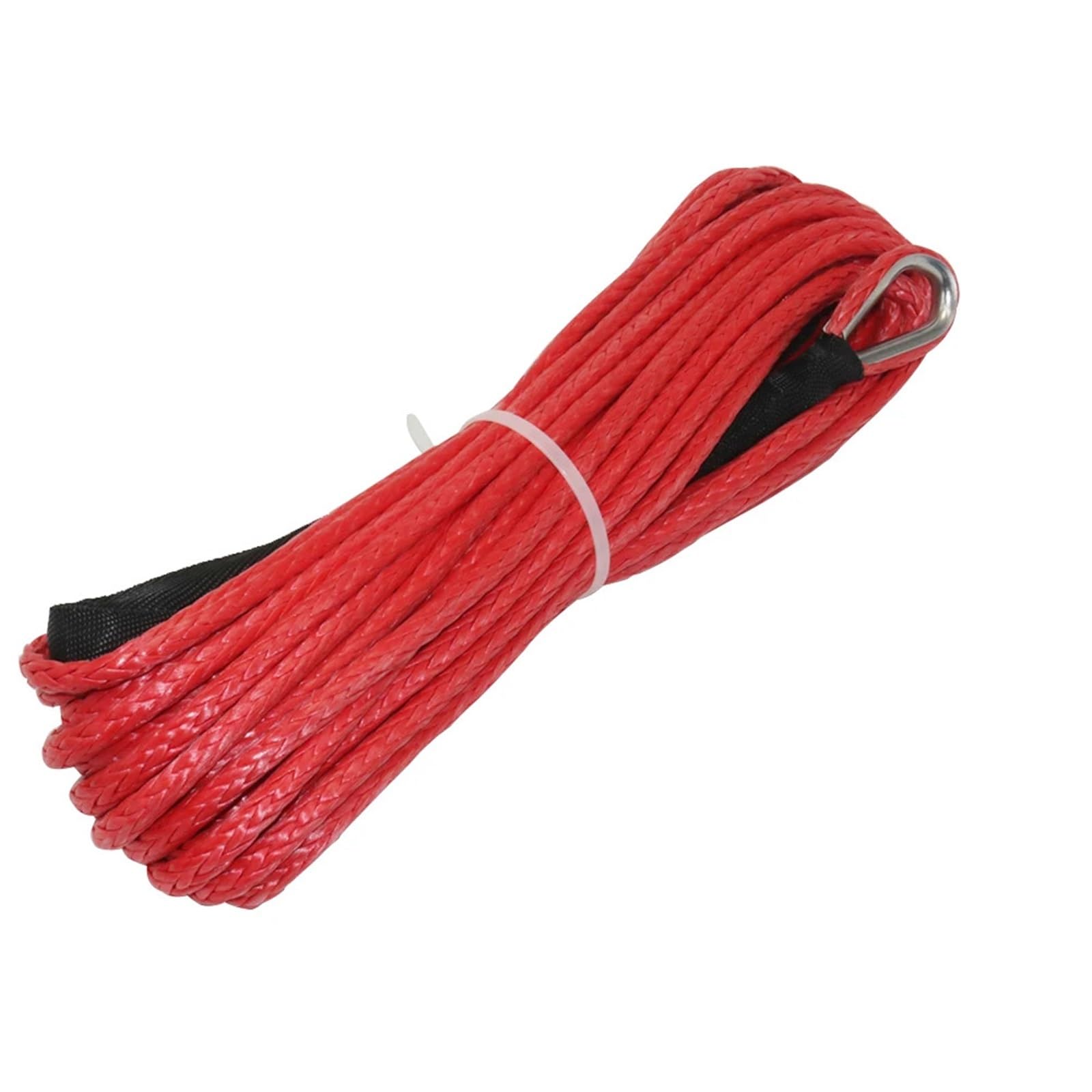 Abschleppseil Auto 15 m Abschleppseil, Winde, Zugseil, Auto-Rettungsseil, Durchmesser 6 mm, 7 mm, optionale Autoreparaturwerkzeuge Abschleppseil(6mmX15m Red) von ATUMY