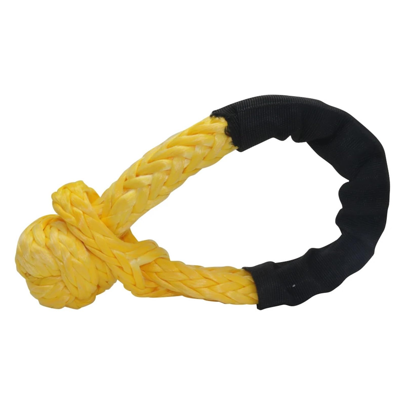 Abschleppseil Auto 15 m Abschleppseil, Winde, Zugseil, Auto-Rettungsseil, Durchmesser 6 mm, 7 mm, optionale Autoreparaturwerkzeuge Abschleppseil(Yellow Shackle) von ATUMY