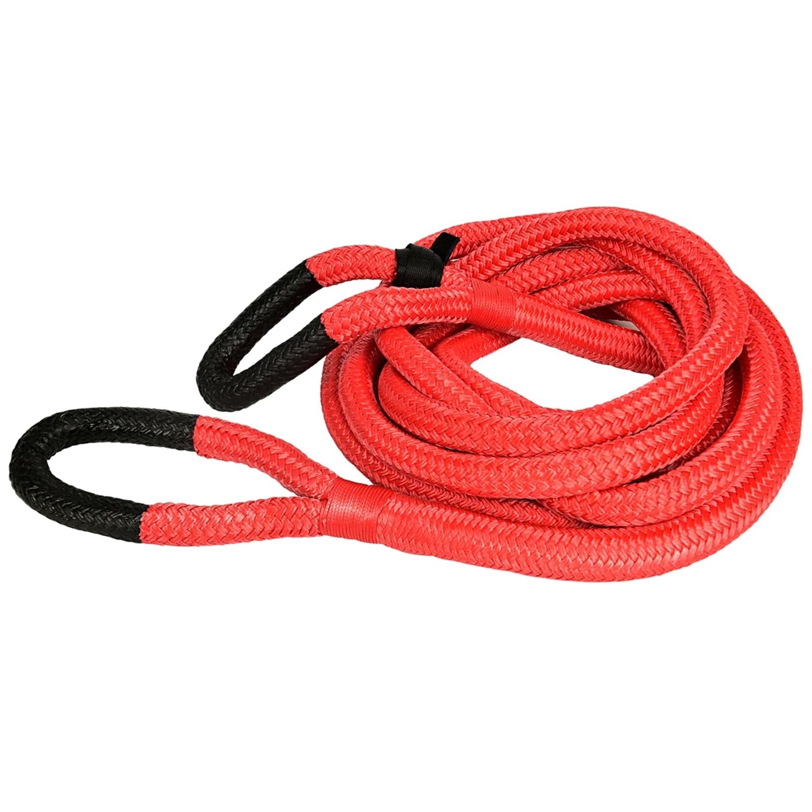 Abschleppseil Auto 22 mm x 6 m Bergungs-Abschleppseil, 12.000 kg Bruchfestigkeit, kinetisches Nylon-Bergungsseil für ATV, UTV, LKW Abschleppseil(Red) von ATUMY