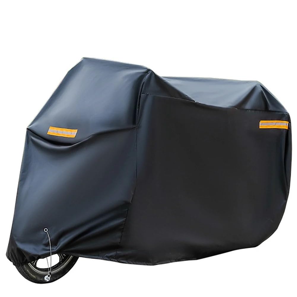 Motorrad Abdeckplane Dicke wasserdichte Oxford-Abdeckung, universeller Outdoor-Schutz, Staub- und Motorrad-Regenschutz, Sonnenschutz, staubdicht, UV-Schutz Motorradplane Abdeckung(3XL 265x105x125cm) von ATUMY