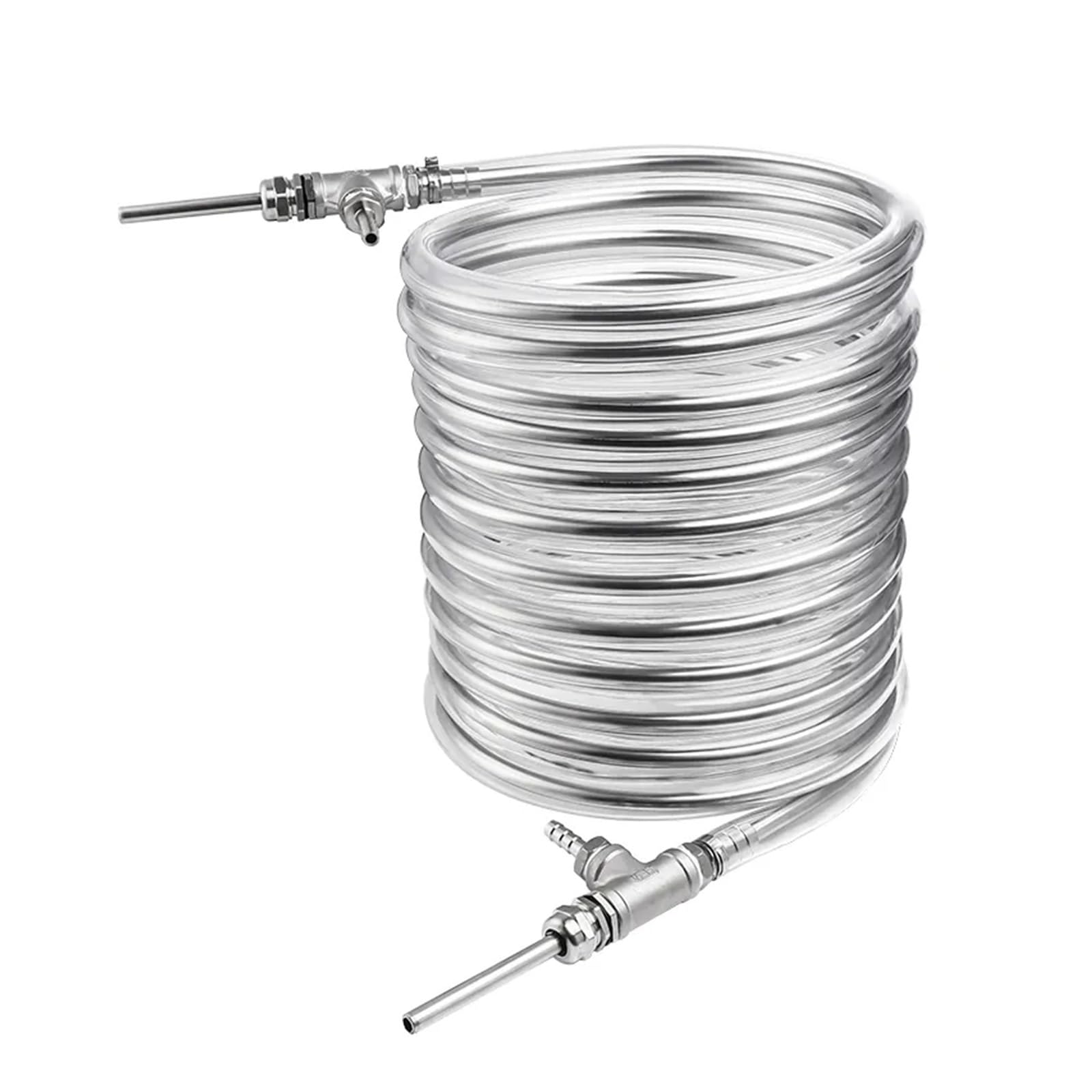 Wärmetauscher, 3/8'' X 10M Gegenstrom-Würzekühler Edelstahl-Wärmetauscher Kühlschlangenrohr Supereffiziente Bierkühlmaschine(Without Hose) von AUBEST