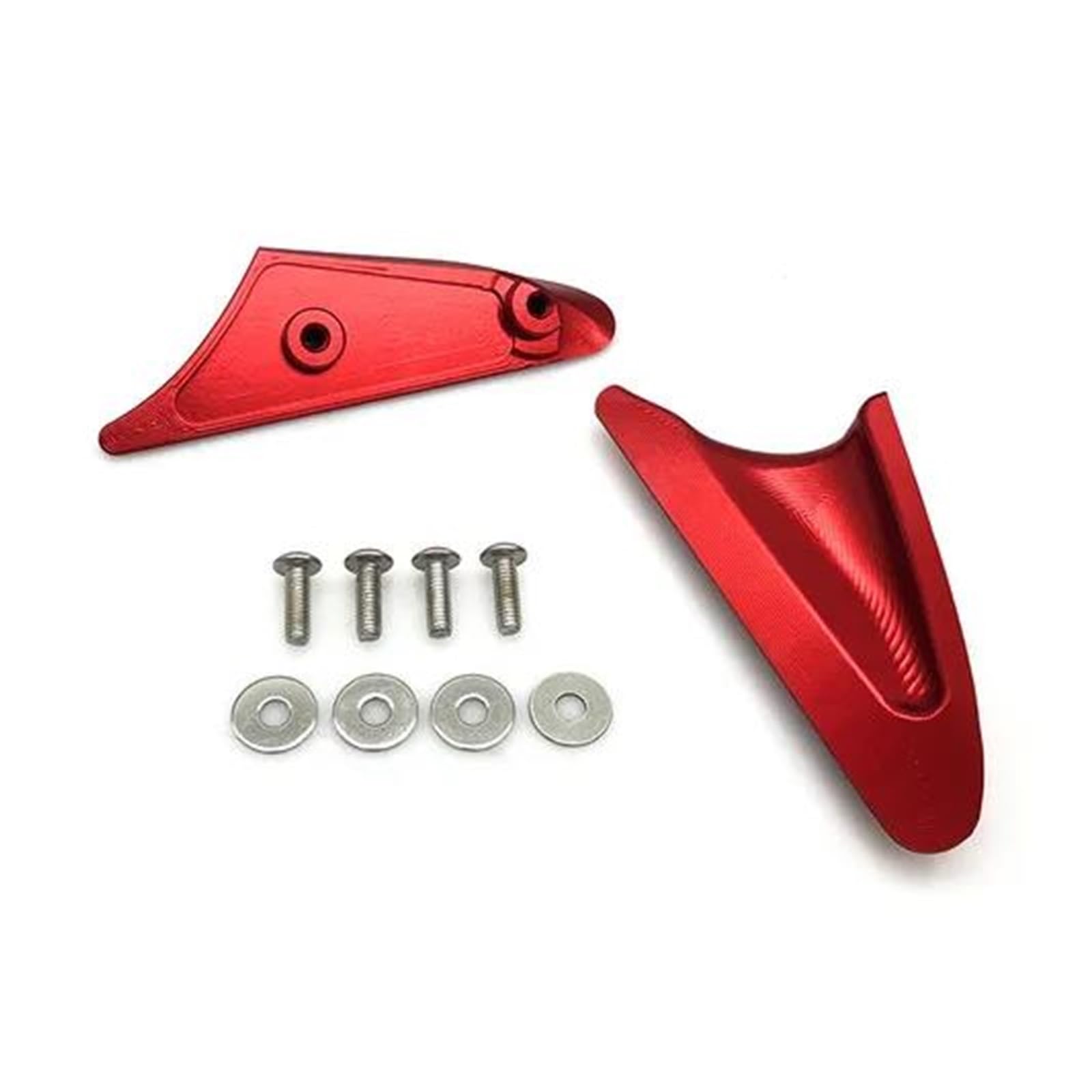 AUDSNI Außenspiegel Loch Cap Für Du&Cati Für Panigale 899 1199 1199S 1199R 2012-2015 Motorradspiegel-Block-Off-Grundplatten(rot) von AUDSNI