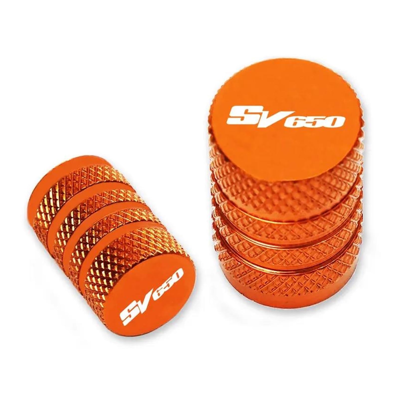 AUDSNI Motorrad Ventilkappen Für Suzuki SV650 SV 650 Motorrad Rad Reifen Ventilkappen Abdeckungen(Orange) von AUDSNI