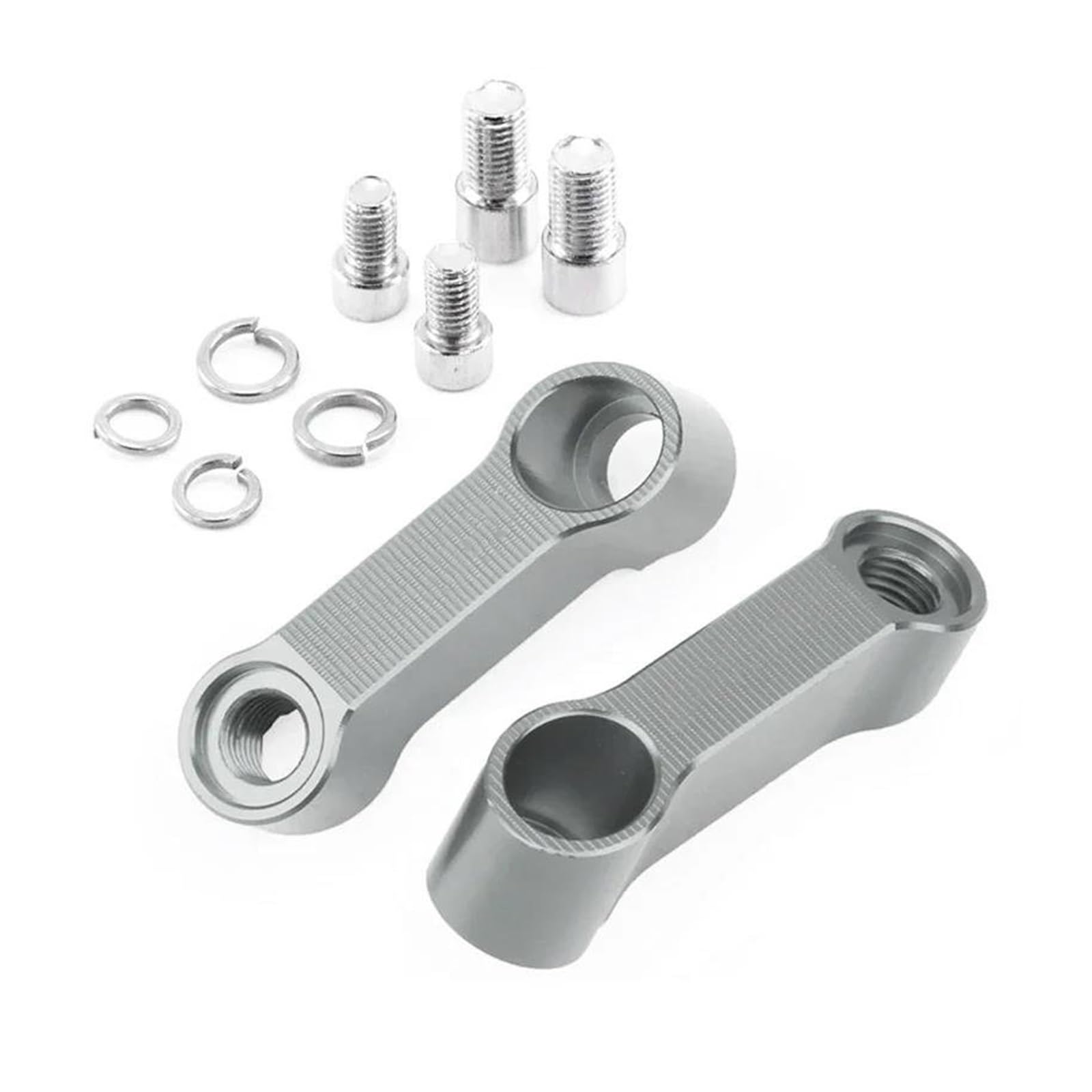 AUDSNI Spiegel Verlängerung Adapter Für HON&DA PCX125 PCX150 PCX160 Motorrad-Rückspiegelverlängerung Verlängerungsadapter Spiegelverlängerung(Titanium) von AUDSNI