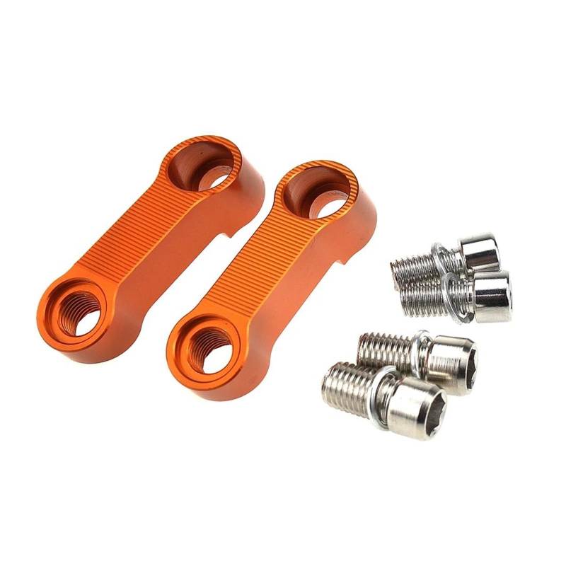 AUDSNI Spiegel Verlängerung Adapter Für HON&DA X-ADV750 XADV 750 NC700 NC750 10MM Motorrad-Rückspiegelverlängerung Riser Extend Adapter(Orange) von AUDSNI