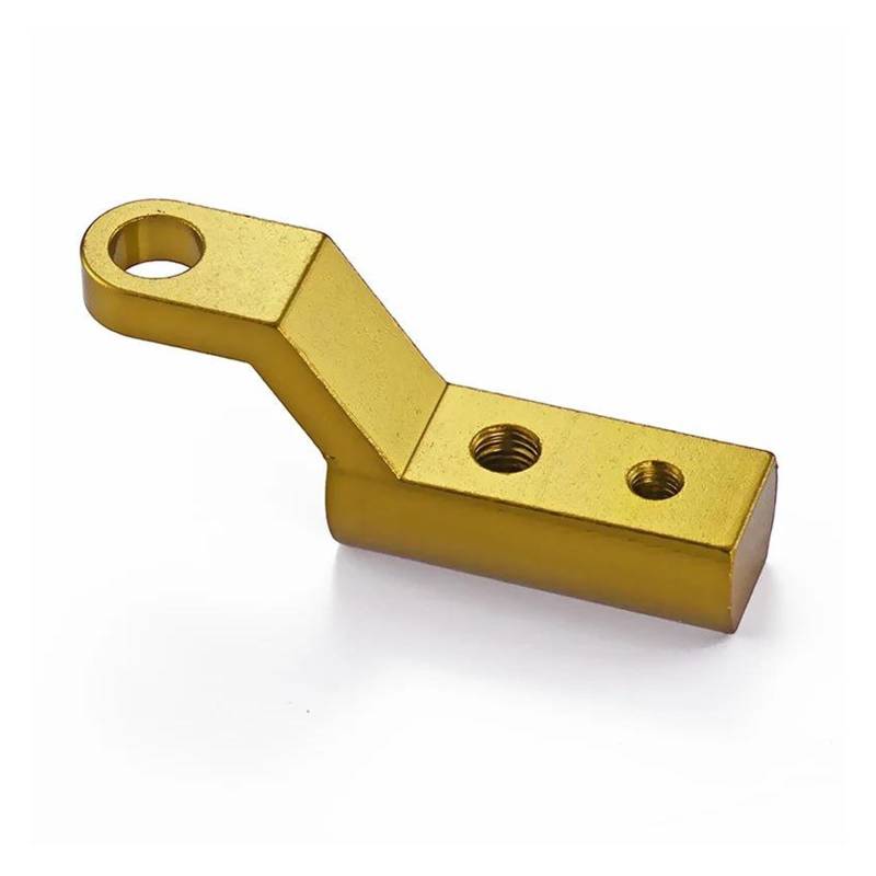 AUDSNI Spiegel Verlängerung Adapter Für YA&MAHA TDM850 1991-2001 TDM900 2023 Motorrad-Spiegelhalterung Erweiterungshalter Für Rückspiegel(Gold) von AUDSNI