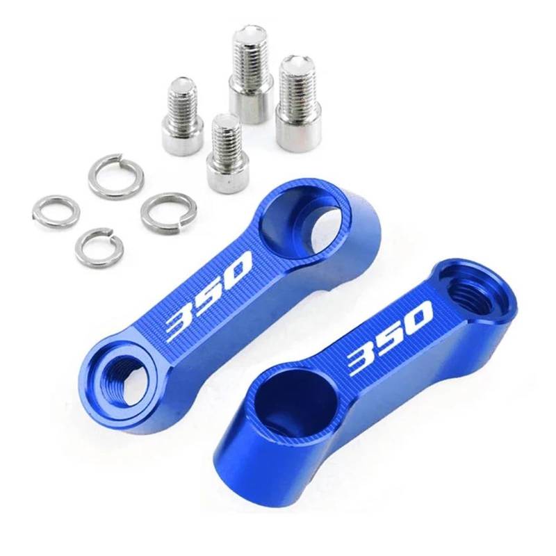 Spiegel Verlängerung Adapter Für HON&DA ADV350 ADV 350 2022-2024 Motorradspiegel-Verlängerungshalterung(Blau) von AUDSNI