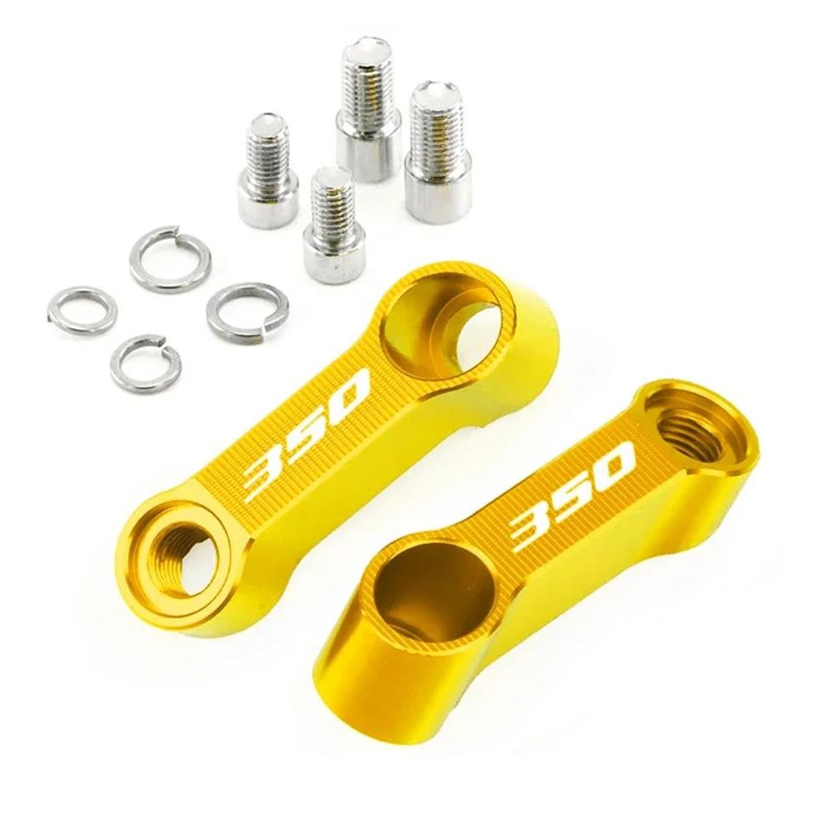 Spiegel Verlängerung Adapter Für HON&DA ADV350 ADV 350 2022-2024 Motorradspiegel-Verlängerungshalterung(Gold) von AUDSNI