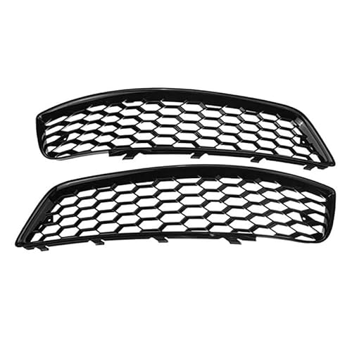 Auto-Frontgitter 2 Stück Nebelscheinwerfergitter Glänzend Schwarz Auto-Nebelscheinwerfergitter Grillabdeckung Für A3 8P 2009 2010 2011 2012 2013 Auto-Frontgrill(2pcs C) von AUGUST SNOW