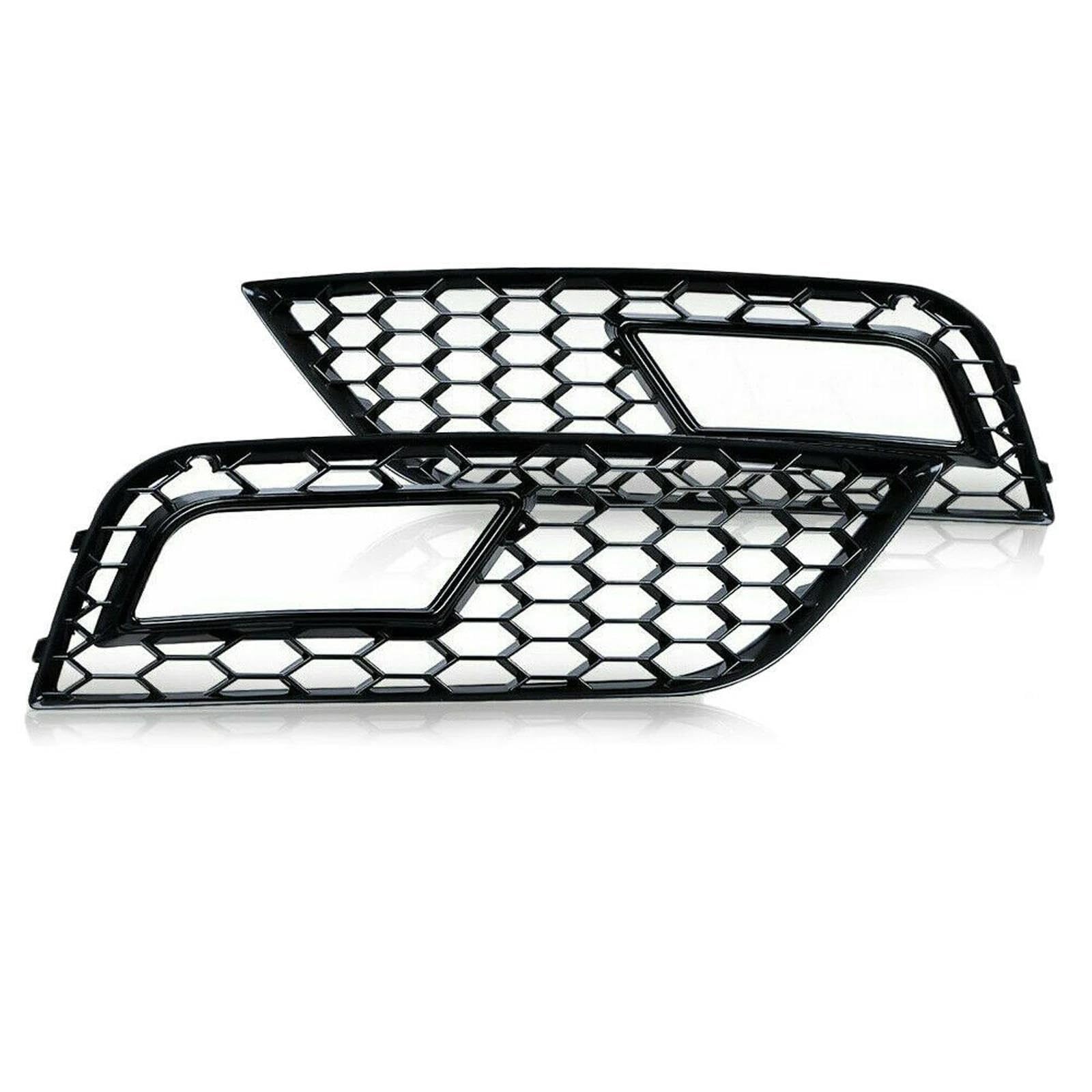 Auto-Frontgitter 2X Nebelscheinwerfergitter Im RS4-Stil Für A4 B8.5 2013 2014 2015 2016 Auto-Frontgrill von AUGUST SNOW