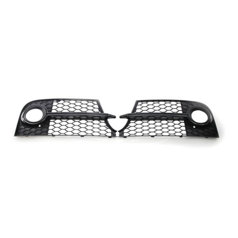 Auto-Frontgitter Auto Front Nebel Licht Grill Abdeckung Für TT Für MK2 Für S-Line TTS 2011-2014 8J0807681KT94 8J0807682KT94 Auto-Frontgrill(Bright Black) von AUGUST SNOW